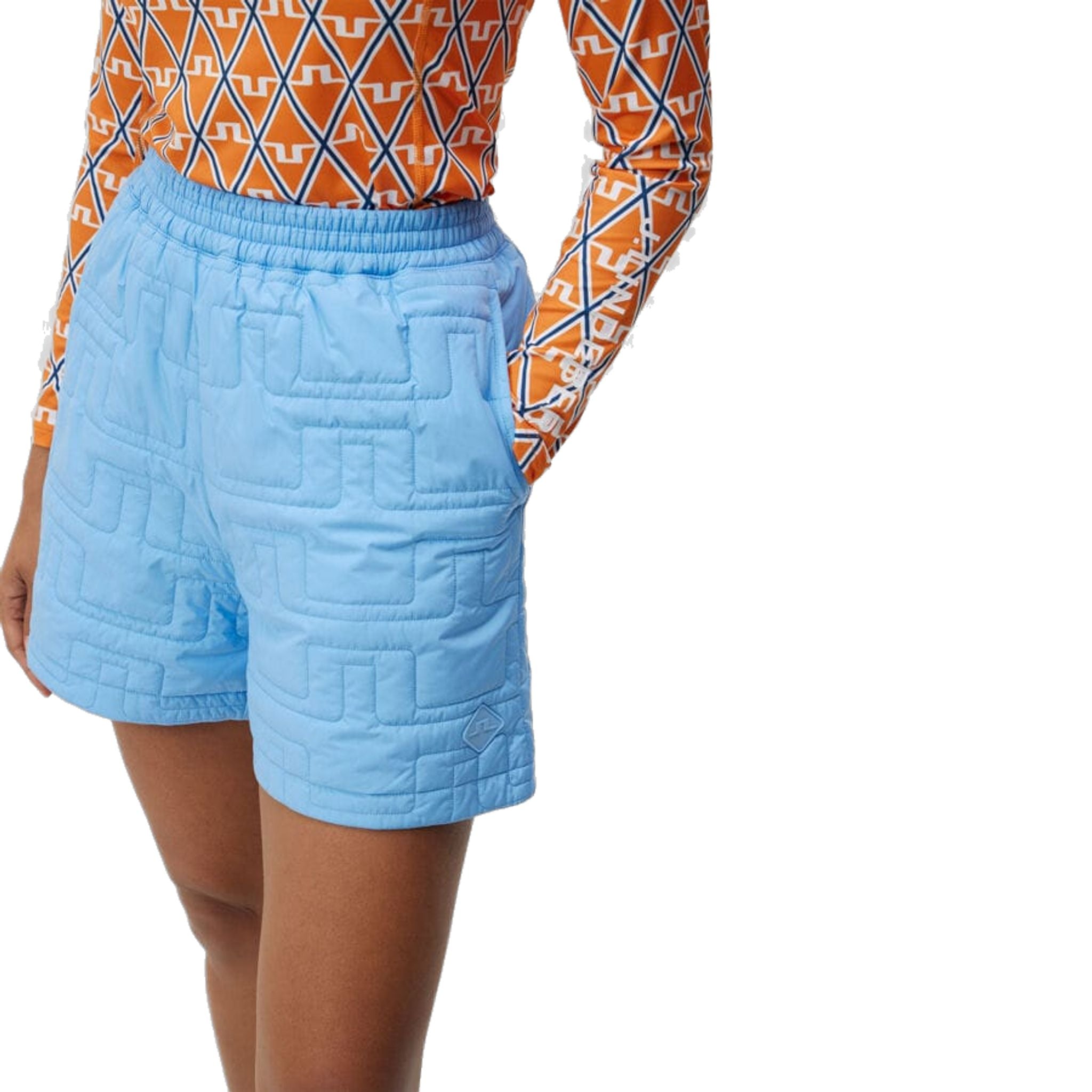 J. Lindeberg Blossom Pantaloncini imbottiti da donna, bambino, blu