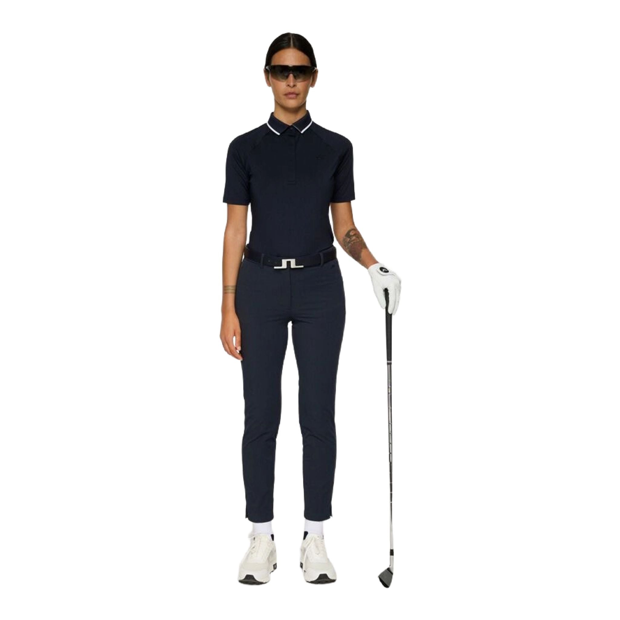 Pantaloni in pile twill J. Lindeberg Lei da donna