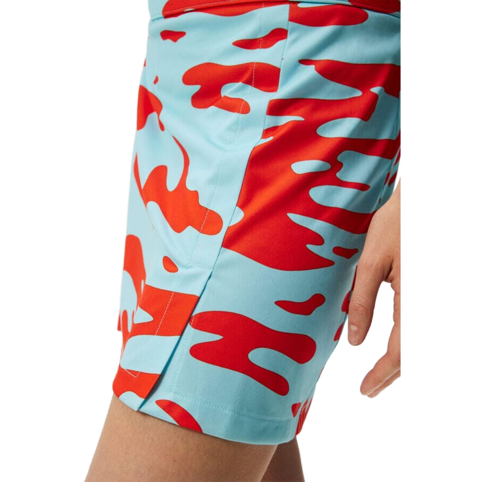 Gonna a stampa media Amelie di J. Lindeberg da donna