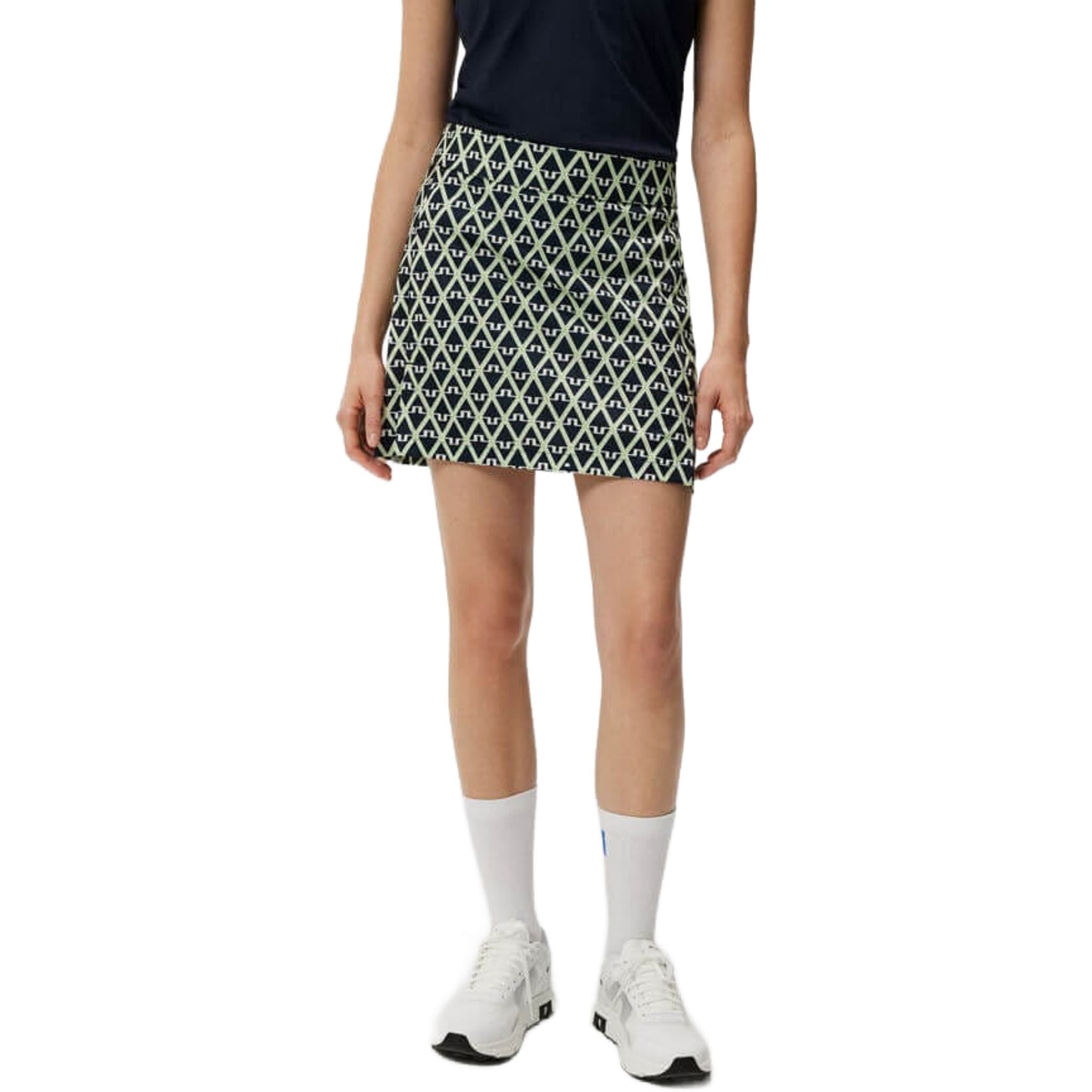 Gonna a stampa media Amelie di J. Lindeberg da donna