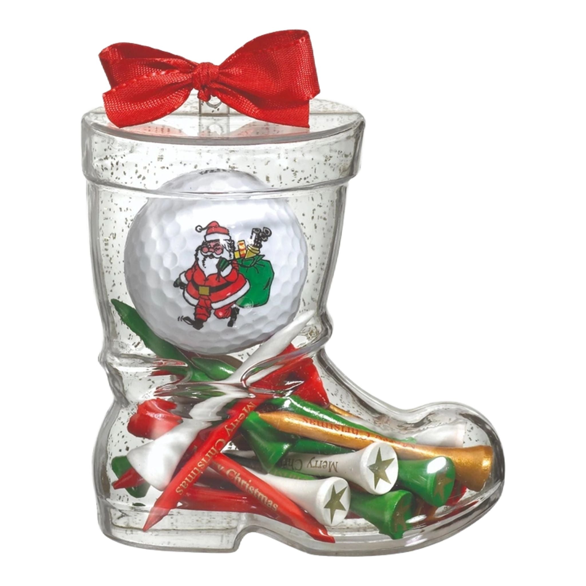 Sportiques Golfgeschenke Stiefel mit Golfball und Tees