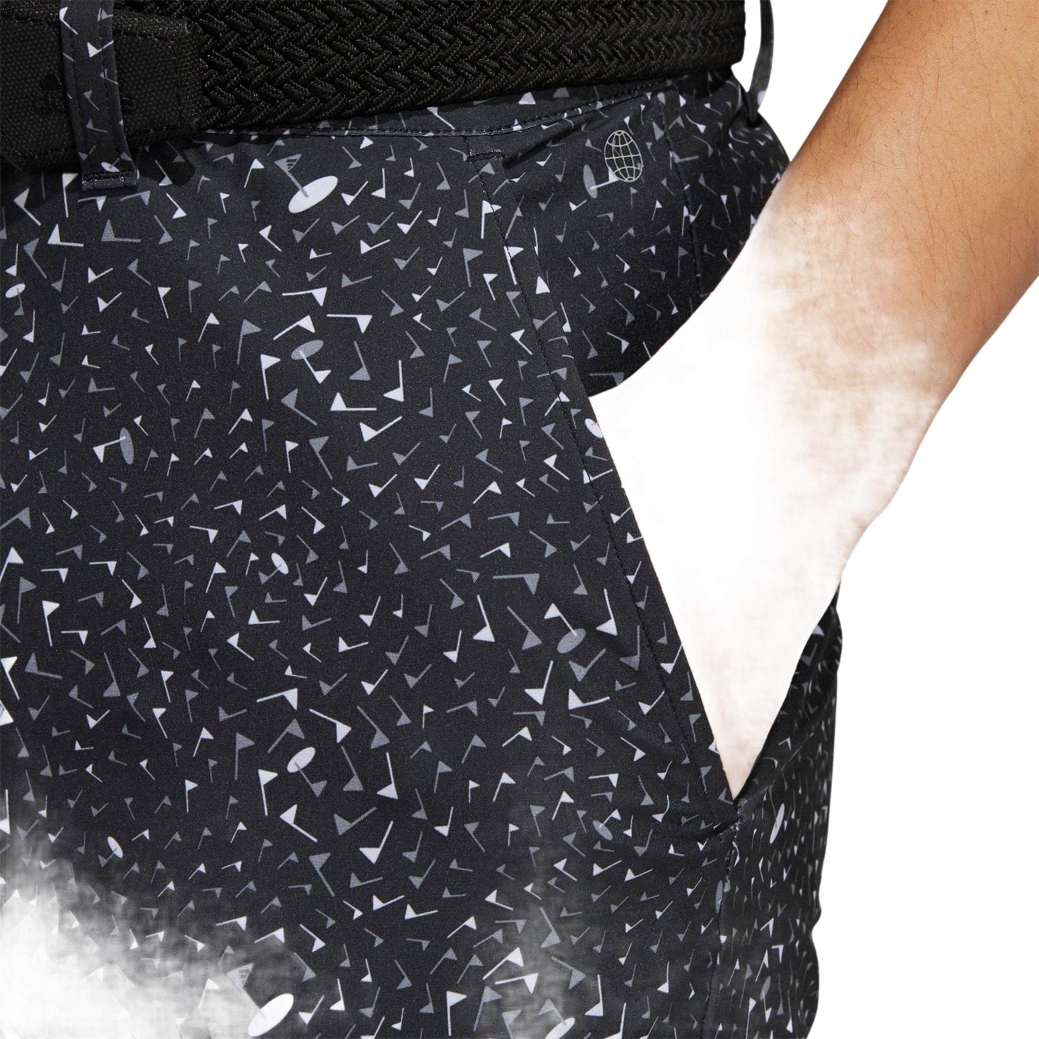 Adidas M Ultimate 365 Flag Print Short Nero/Grigio Three Men