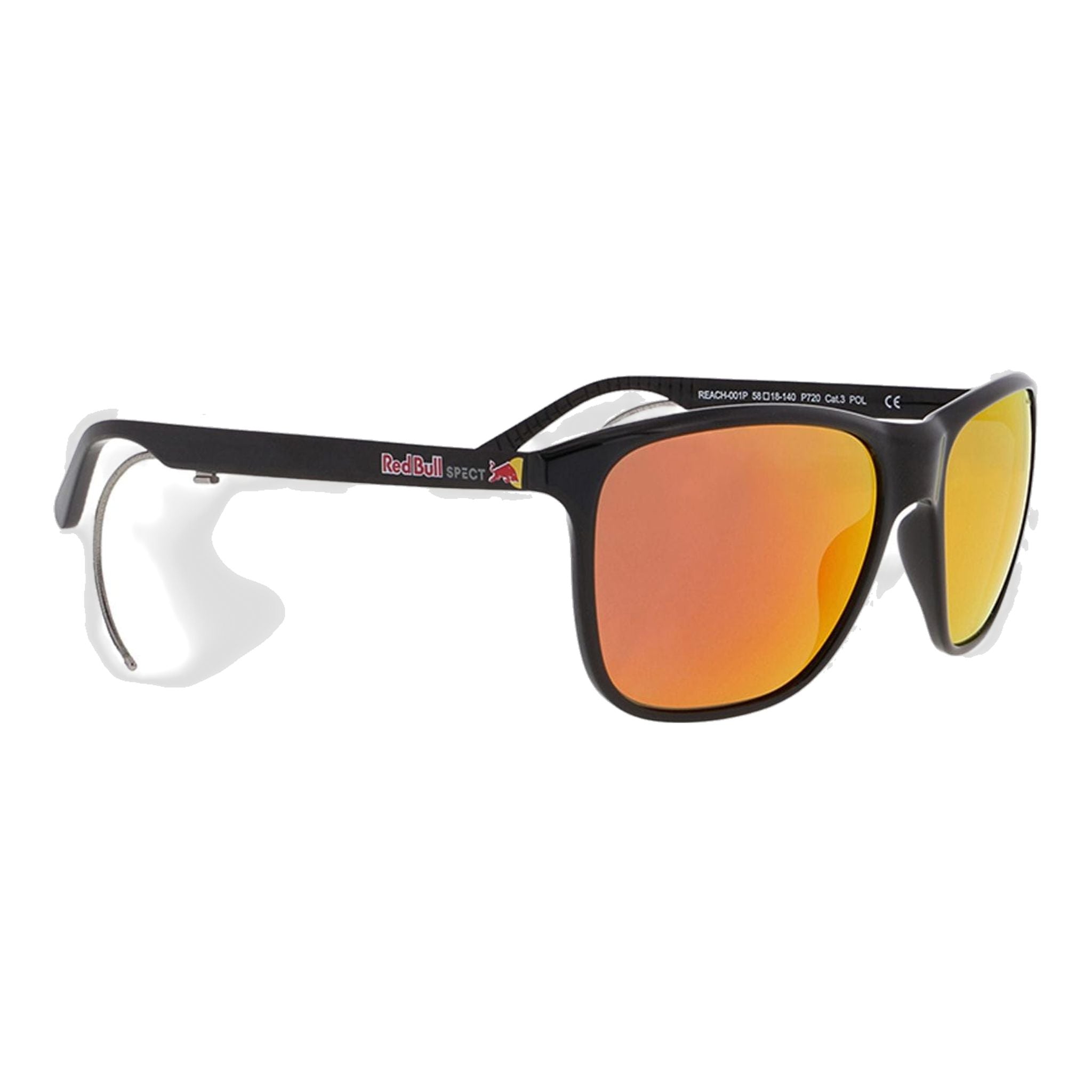 RedBull Spect Eyewear REACH Nero/Marrone Rosso Specchiato