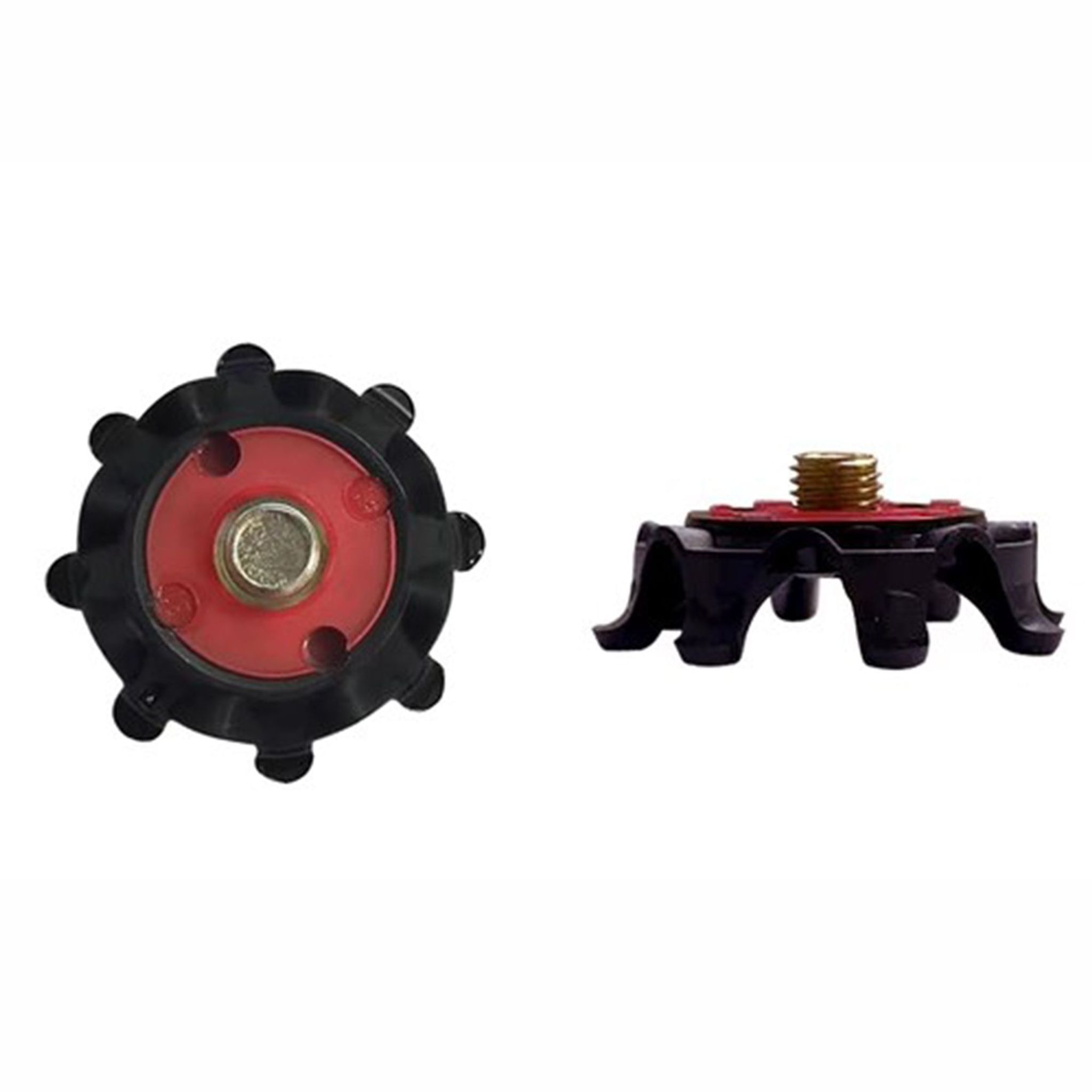 Softspikes Pulsar Small Metal 22 pezzi Nero, Rosso