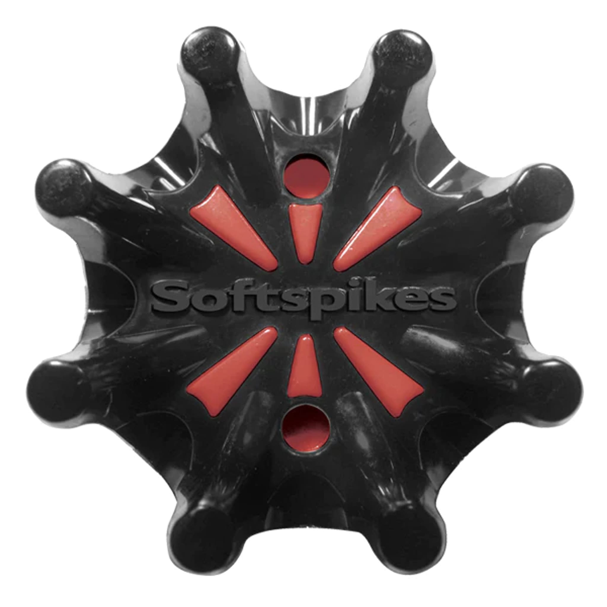 Softspikes Pulsar Small Metal 22 Stück Schwarz, Rot