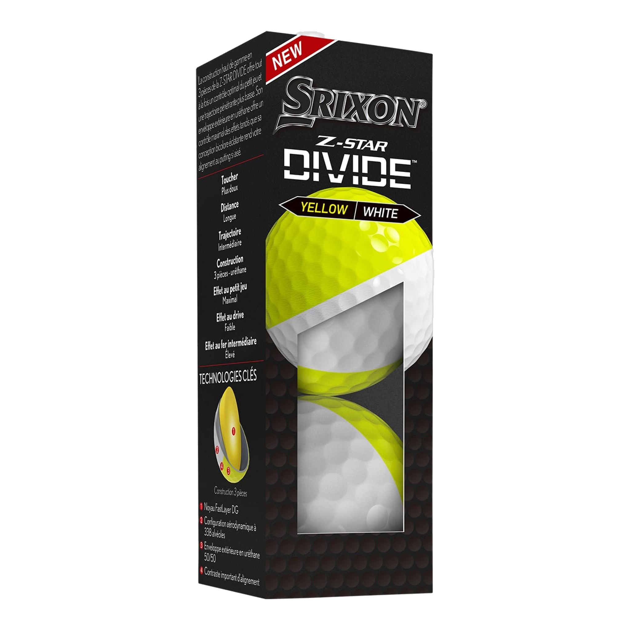 Palline da golf Srixon ZS8 Divide