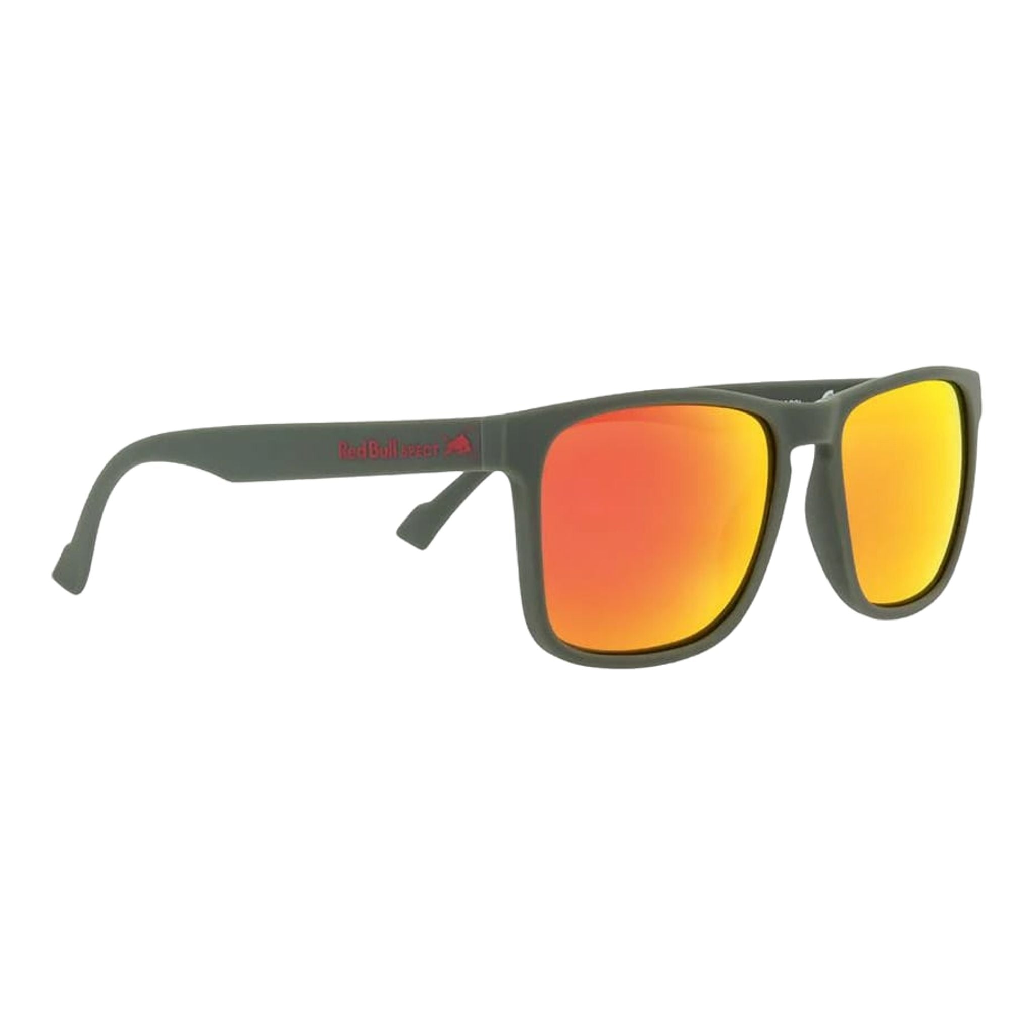 RedBull Spect Eyewear Leap Olive Green/Brown Red Mirror
