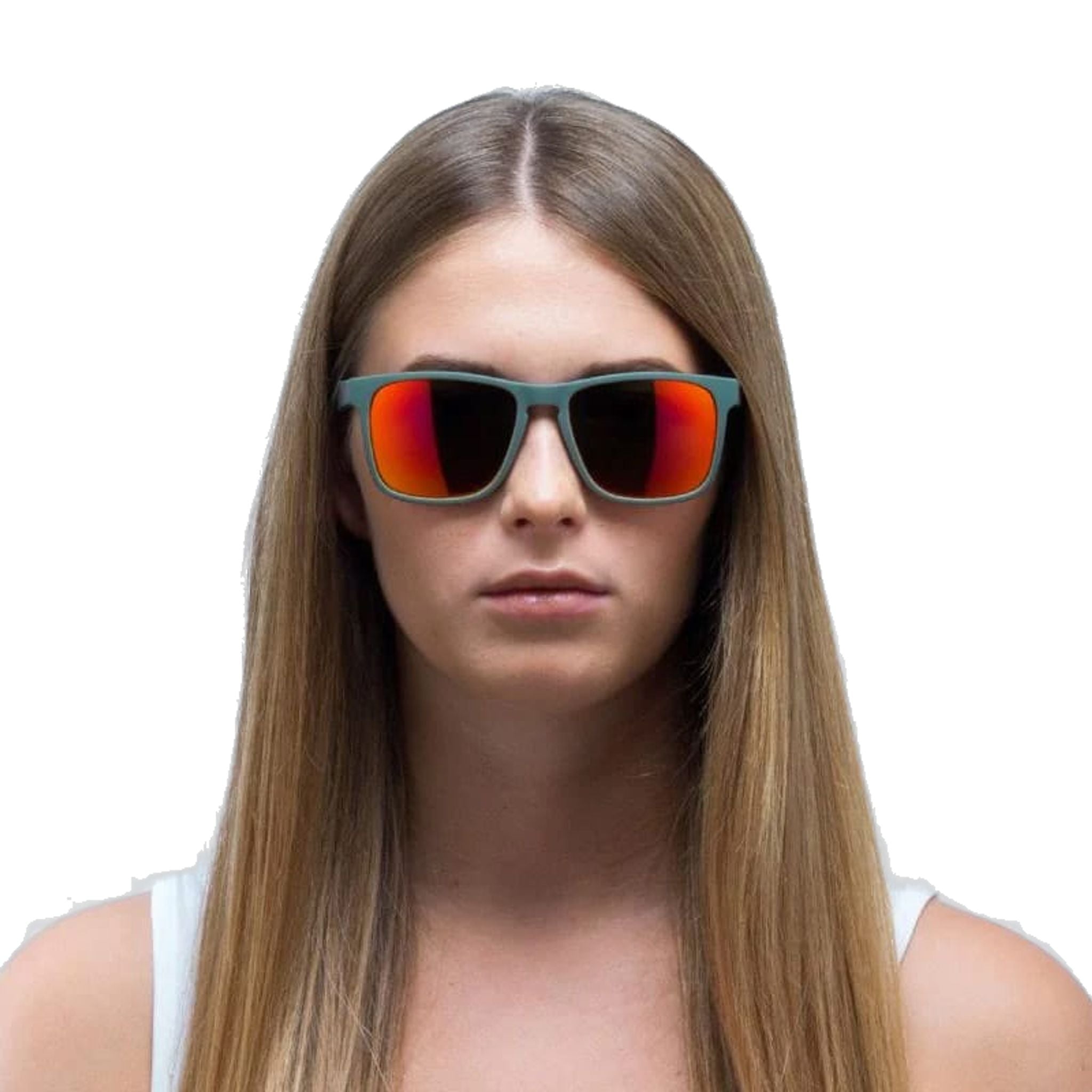 RedBull Spect Eyewear Leap Olive Green/Brown Red Mirror