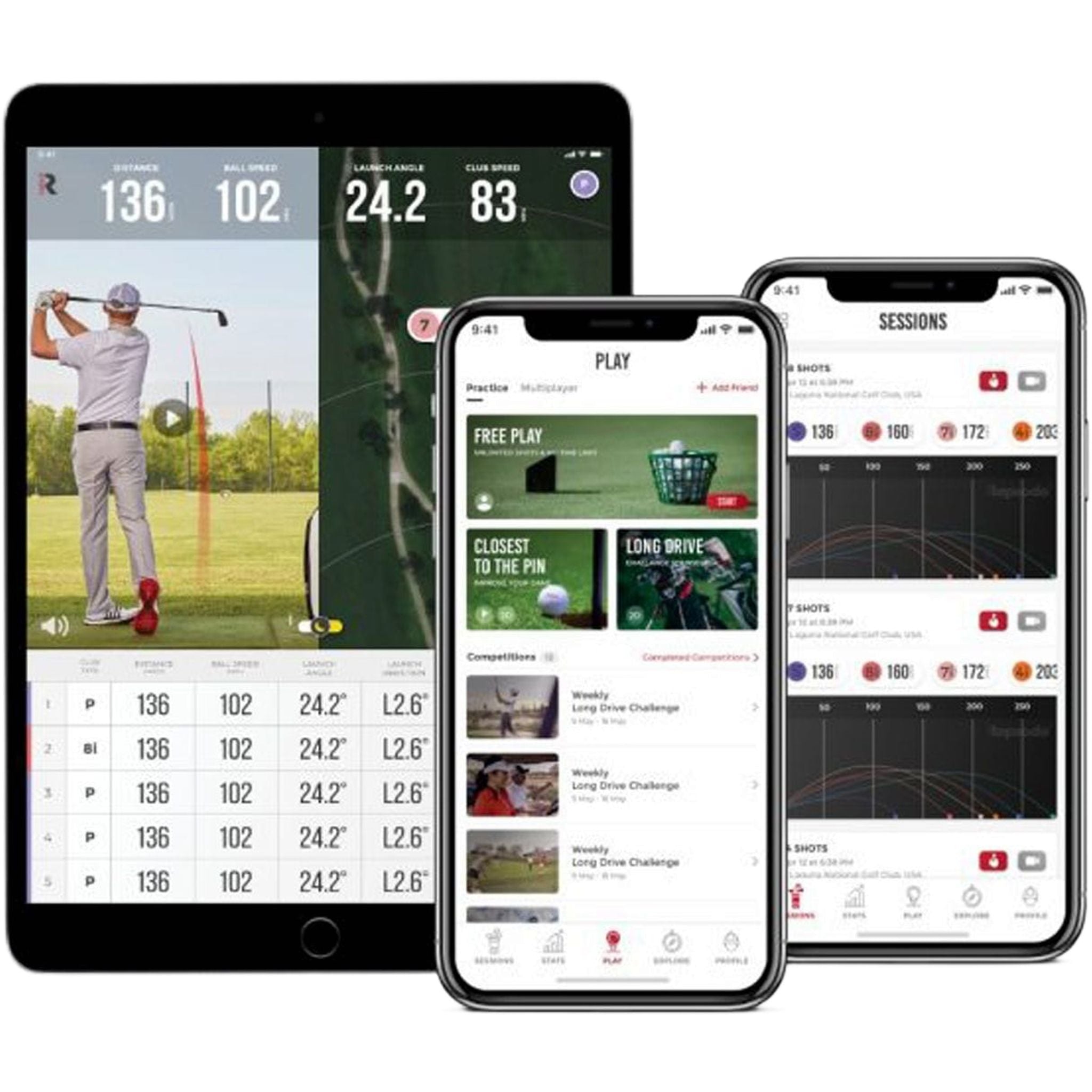 Monitor di lancio mobile Rapsodo
