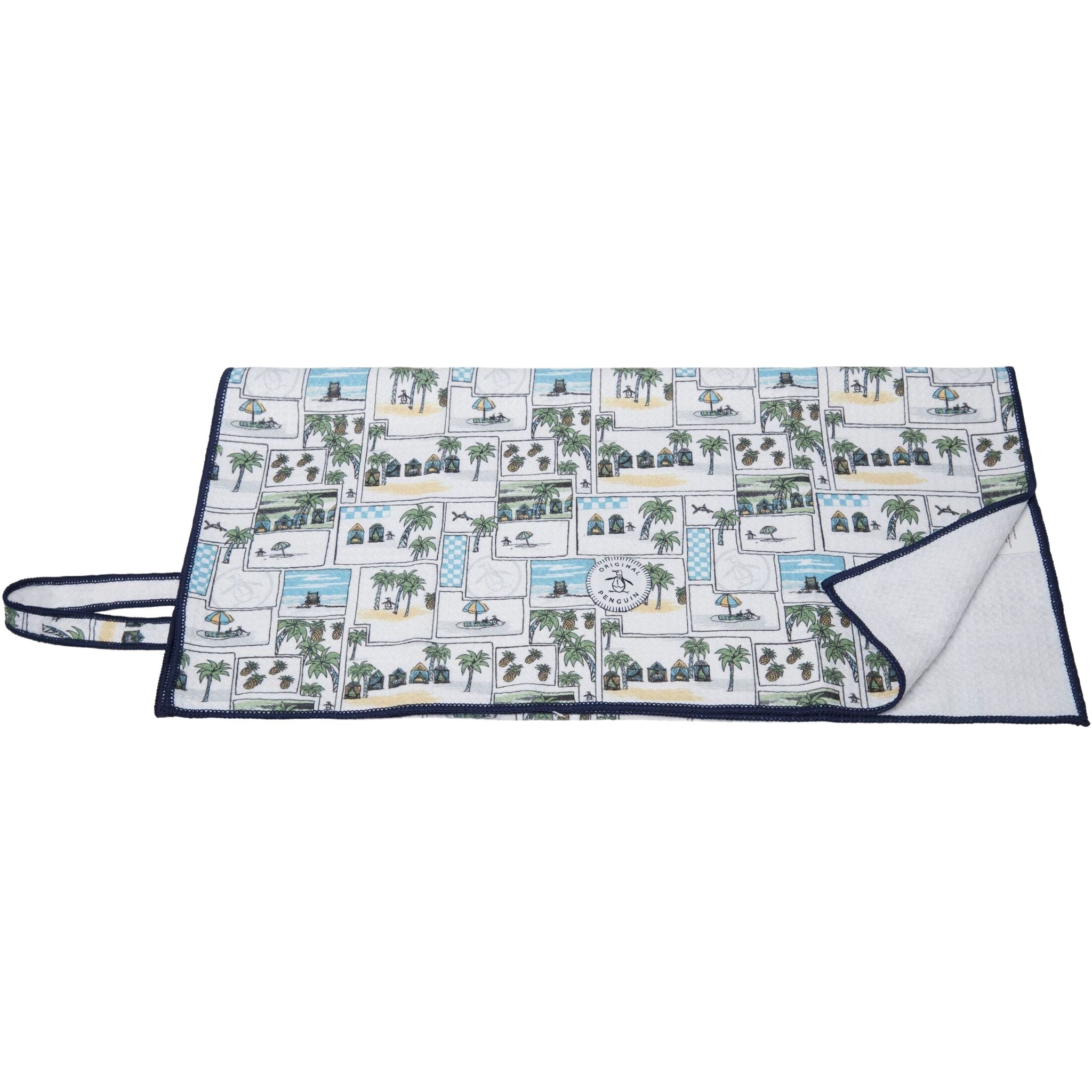 Original Penguin Tonal Drinks Waffle Bianco Brillante