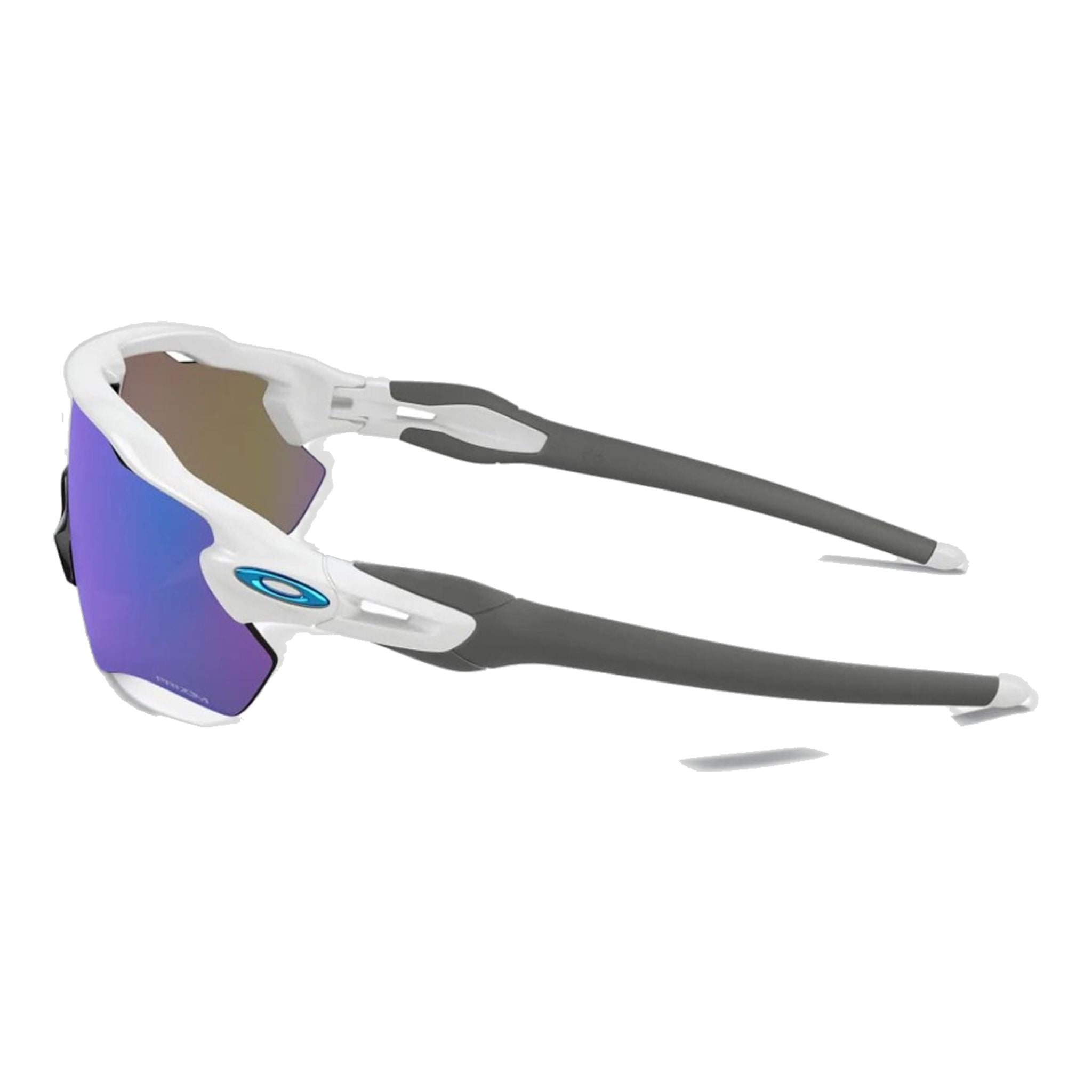 Oakley M Radar EV Path Polished White Prizm Sapphire Uomo