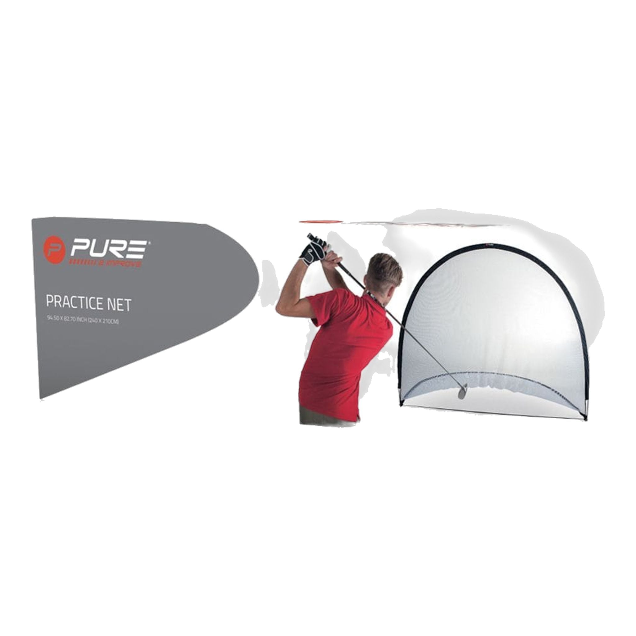 Rete da allenamento Pure 2 Improve 2,4x2,1m