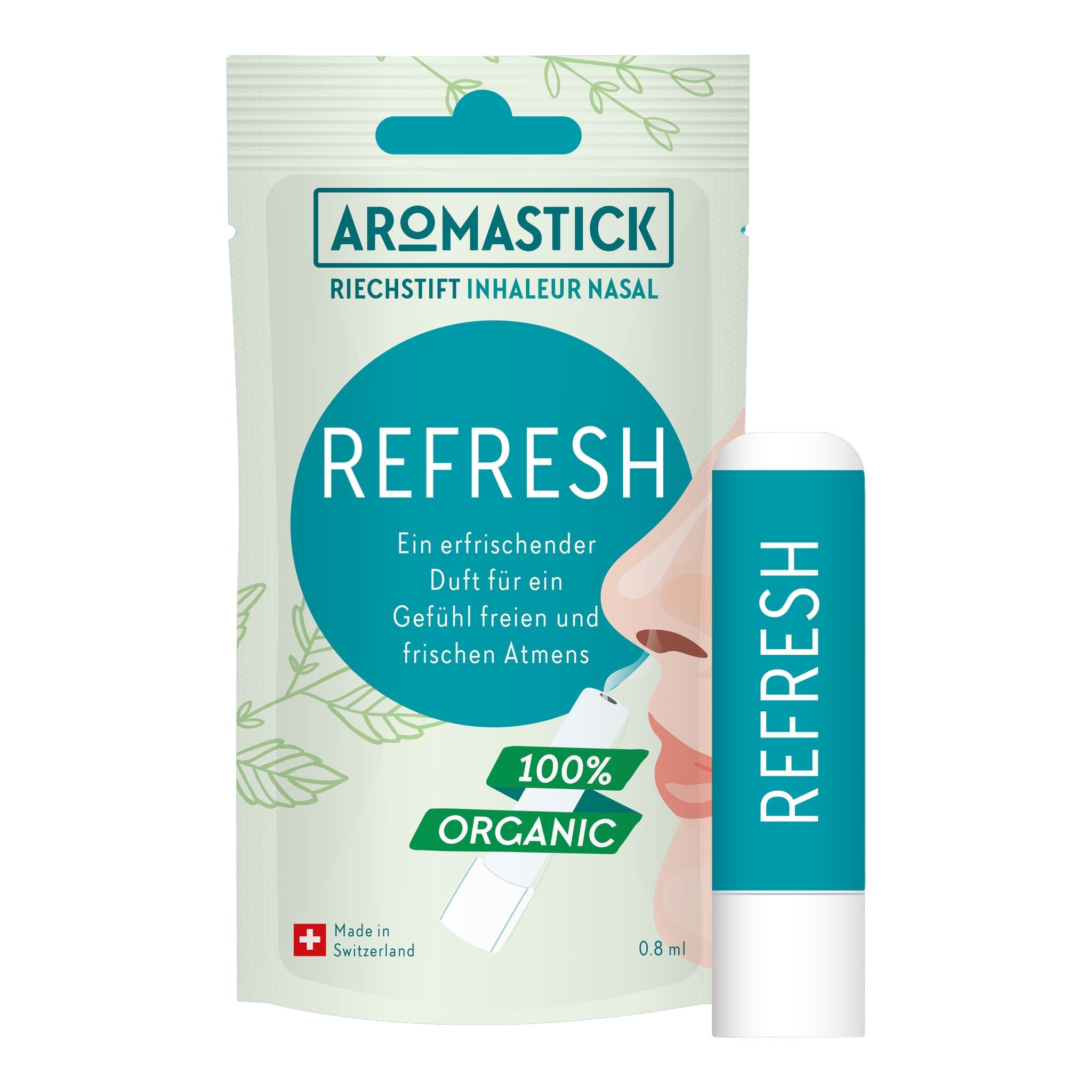 Stick aromatico BIOLOGICO Green Healthcare “REFRESH”