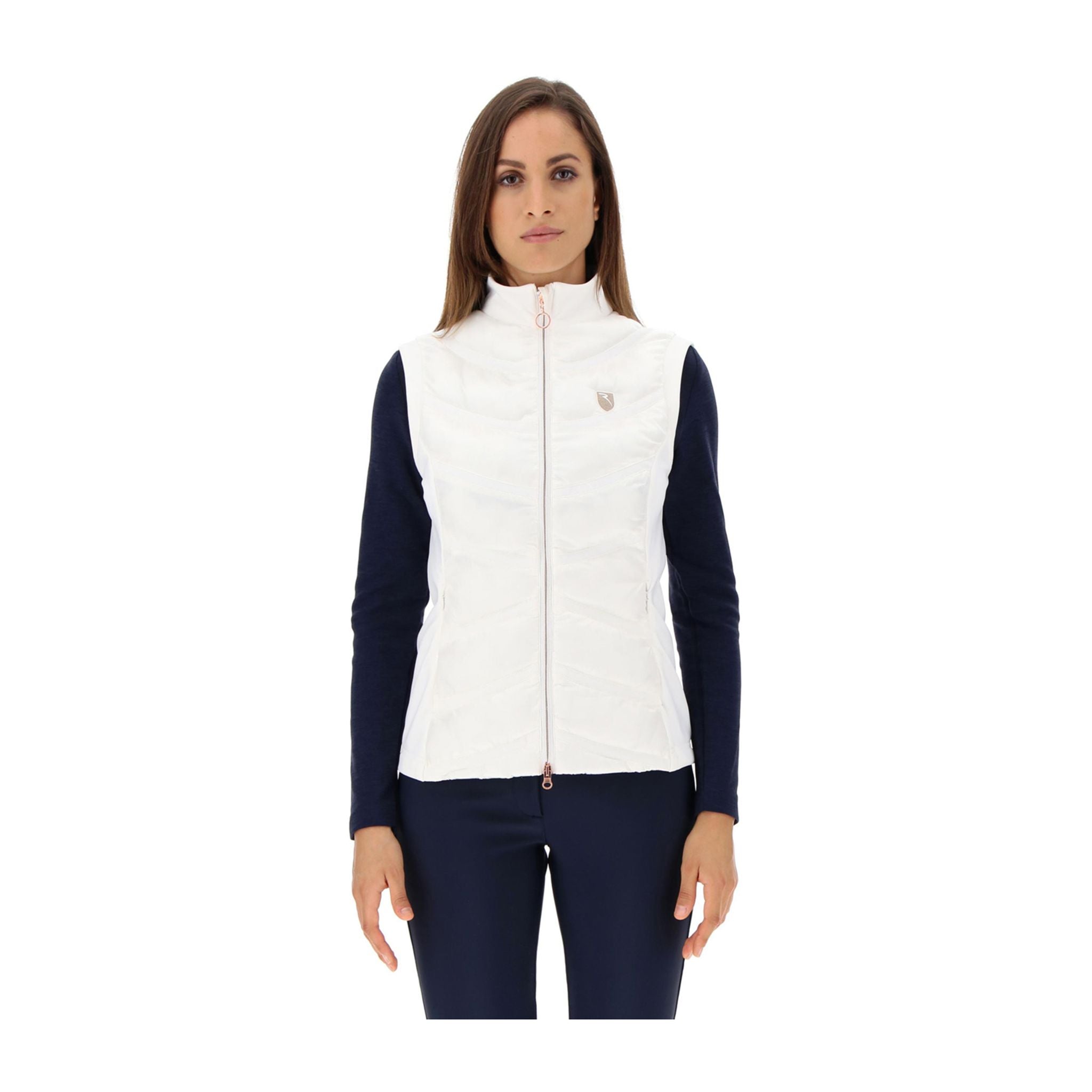 Chervo W Each Gilet Ecru Donna