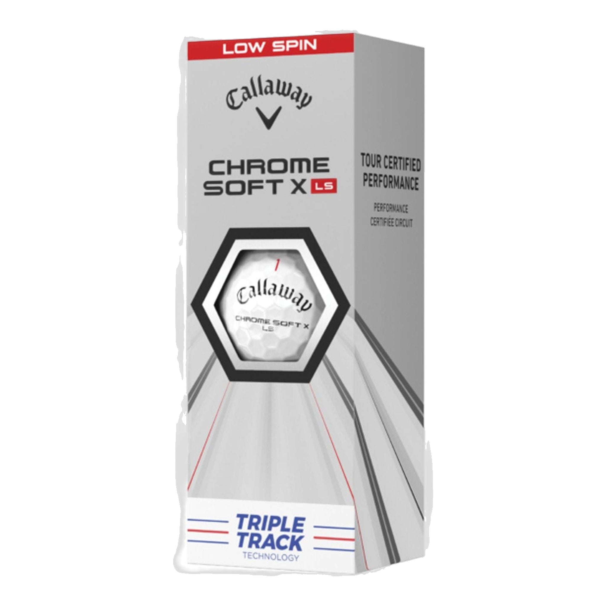 Callaway Chromesoft X LS Triple Track 2021 12 palline da golf bianche