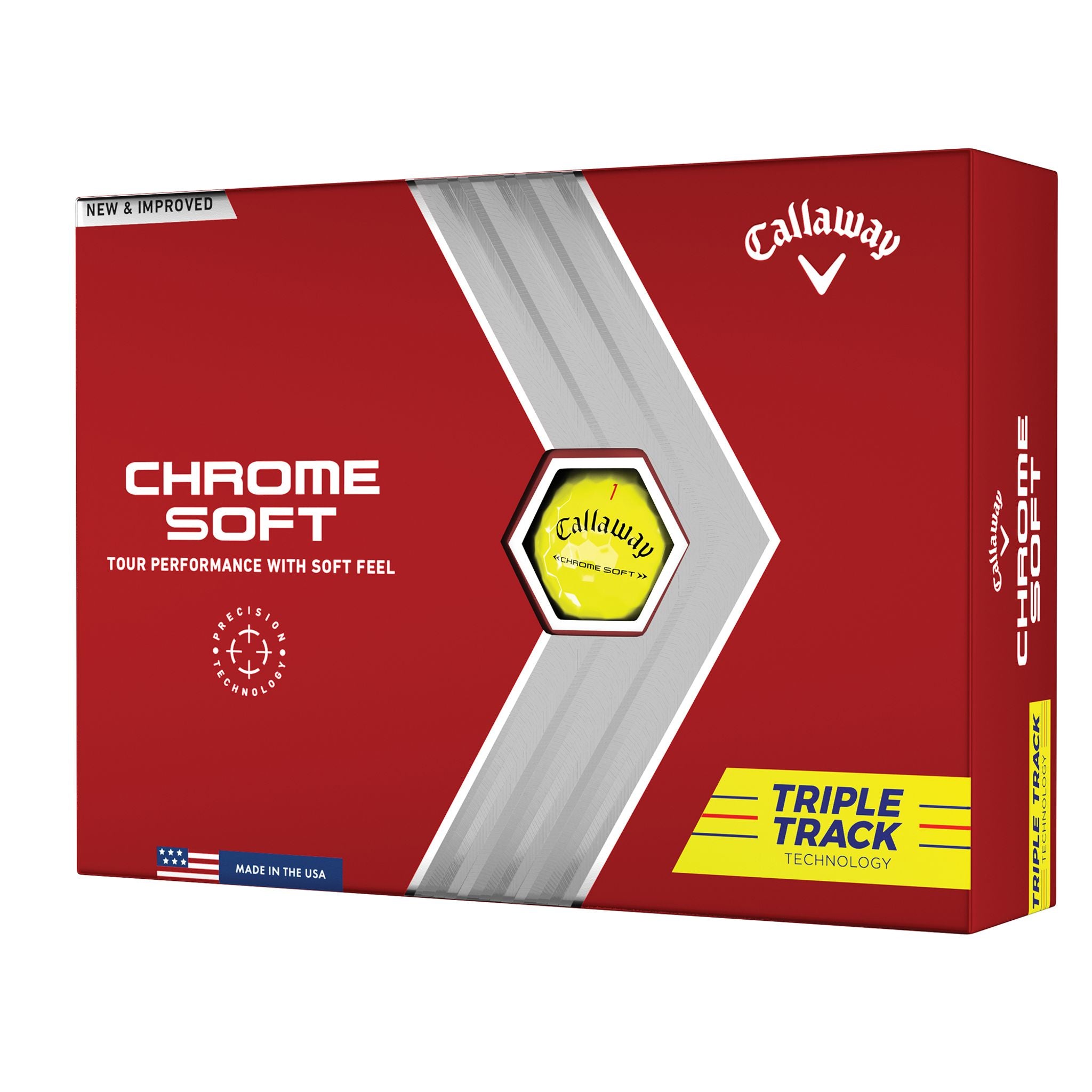 Callaway Chrome Soft (22) TripleTrack Giallo