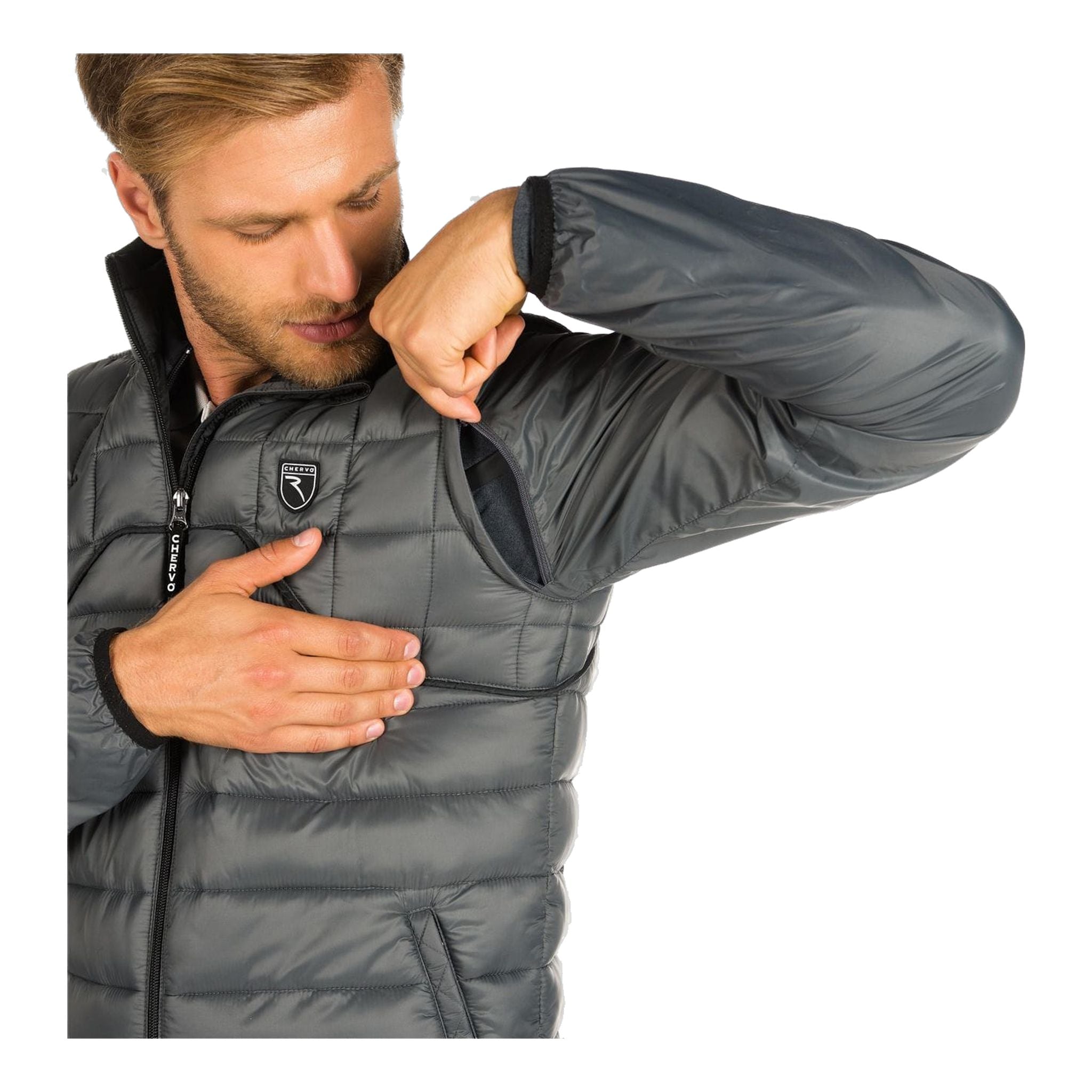 Chervo M Maffezzoli Giacca Shark Grigio Uomo