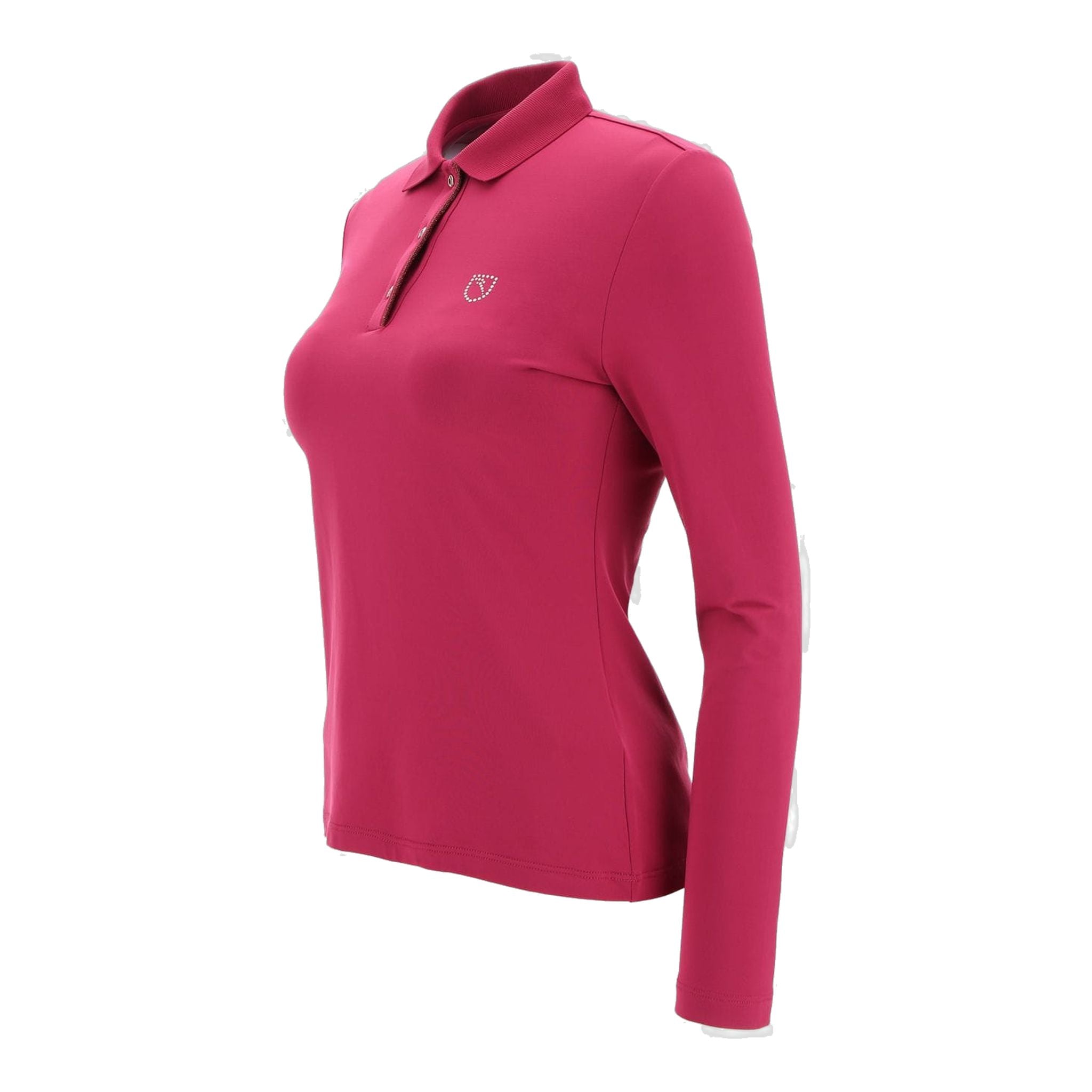 Chervo W Afraid LS Polo Berry Donna