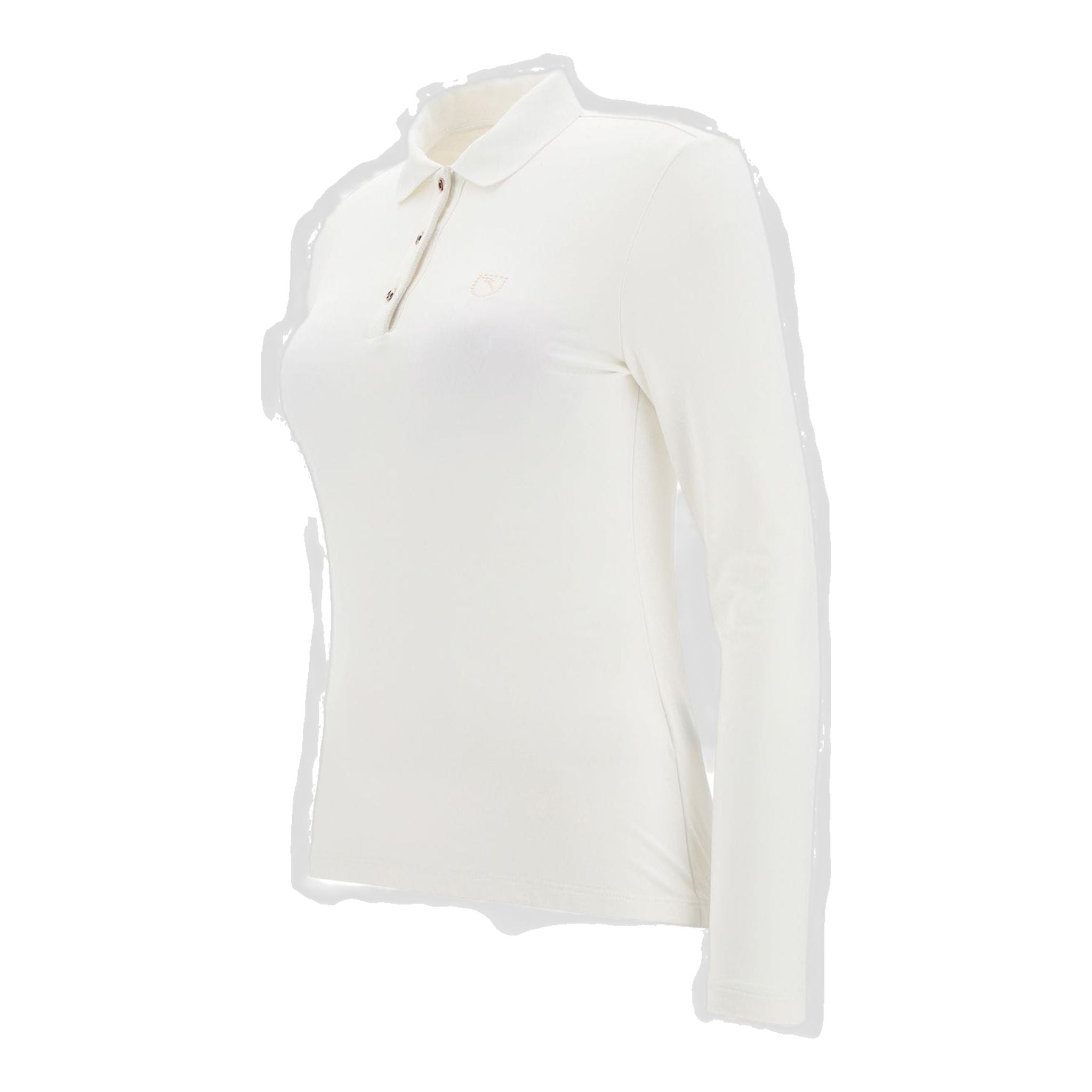 Chervo W Afraid LS Polo Ecru Donna