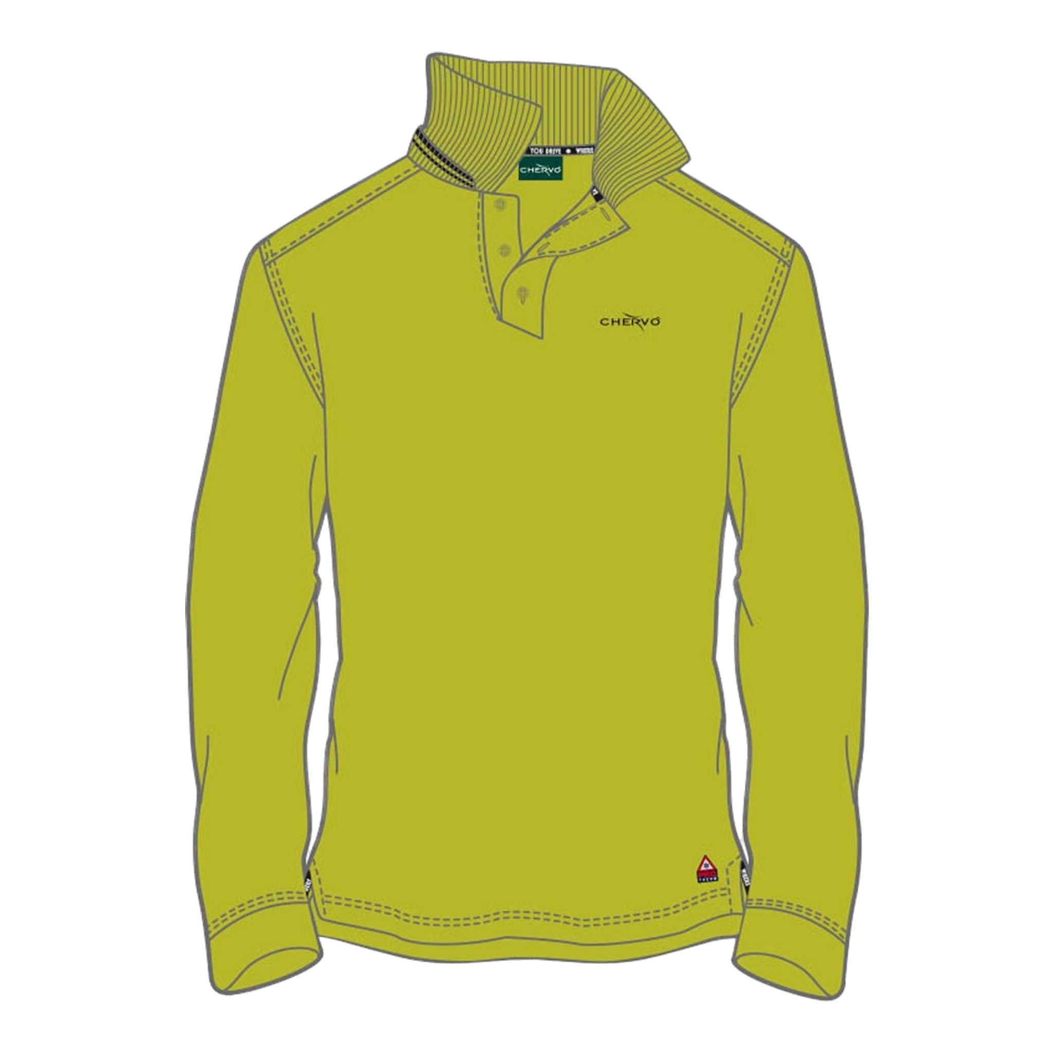 Polo Chervo M Anguy LS verde da uomo