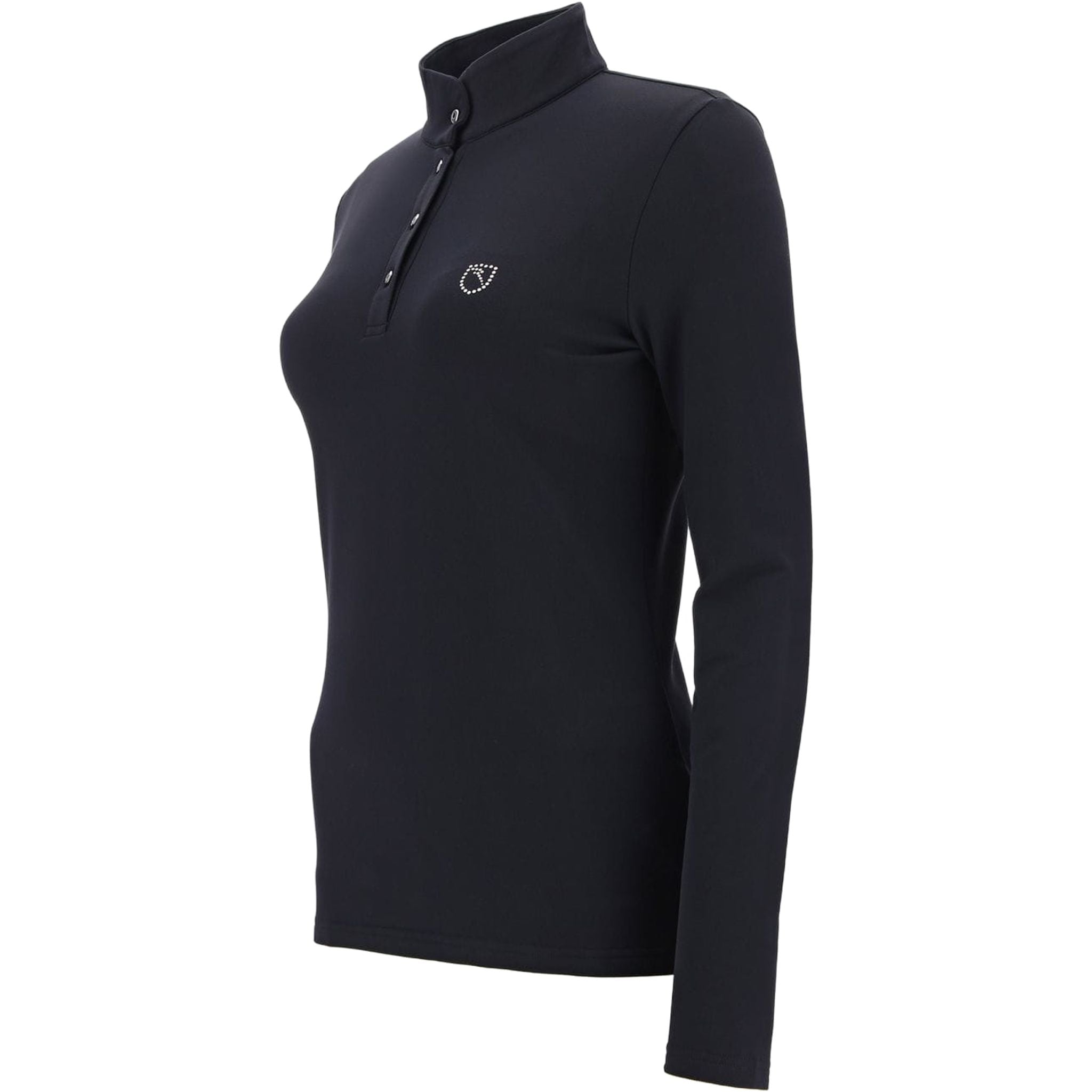 Chervo W Adelita LS Polo Nero Donna