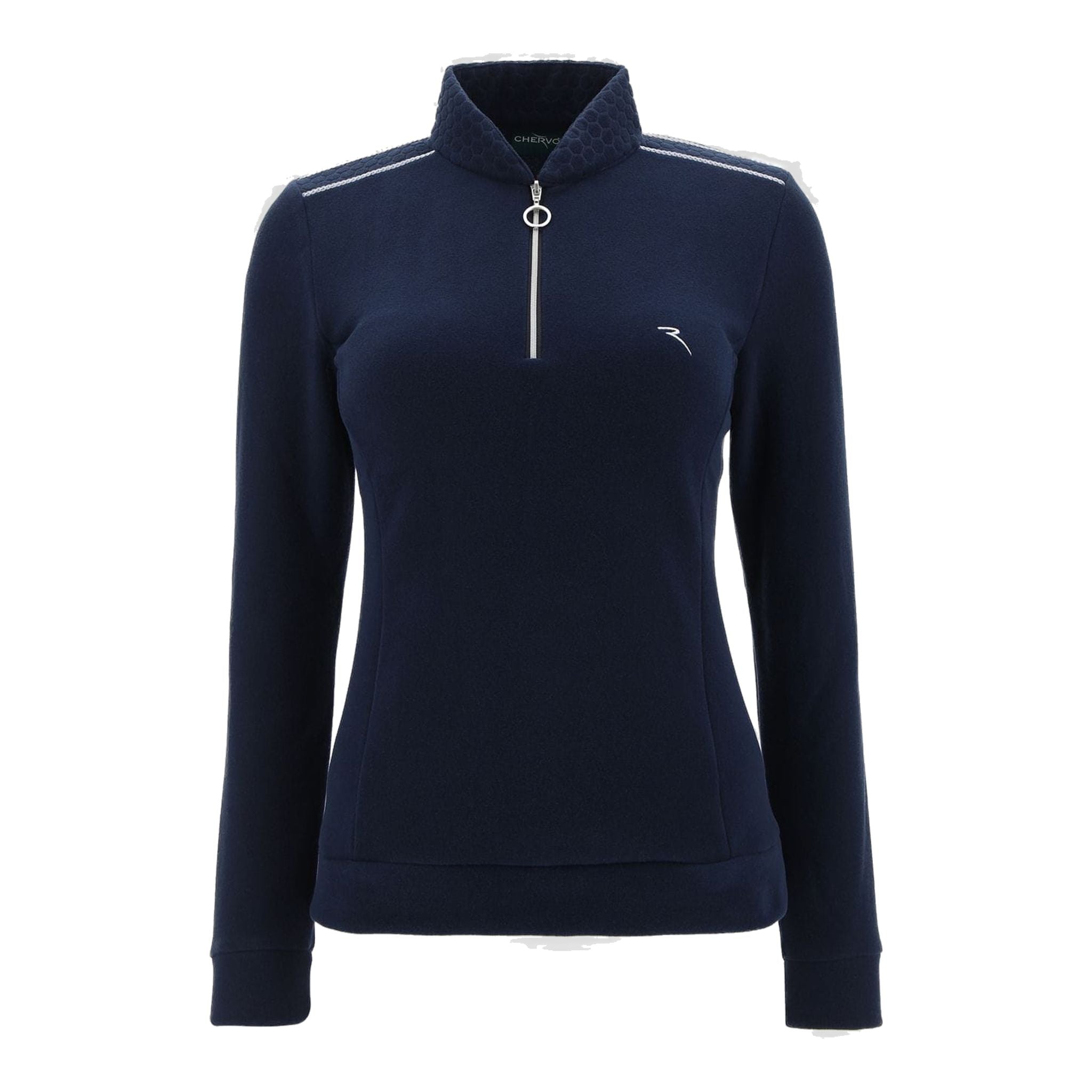 Chervo W Aurea LS Polo blu navy da donna