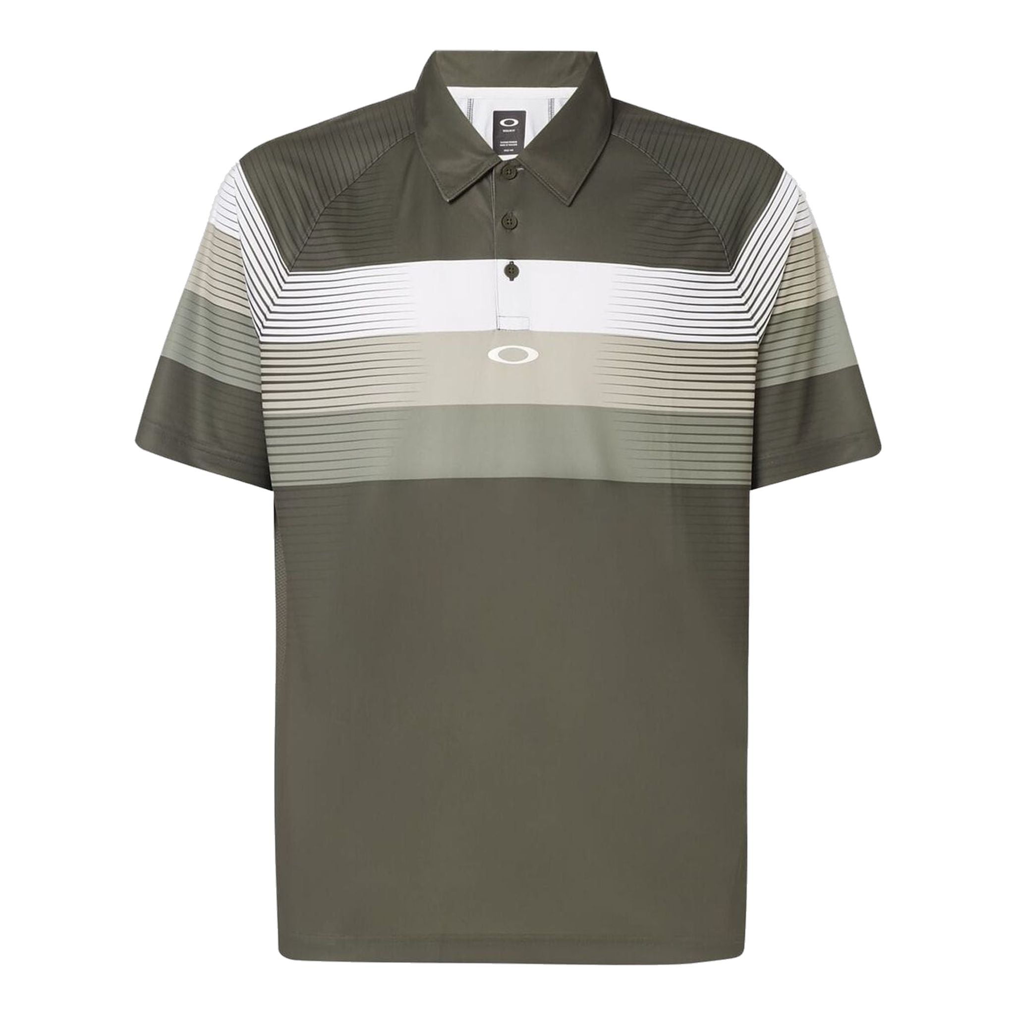 Oakley Polo Color Block Graphic Marrone Uomo