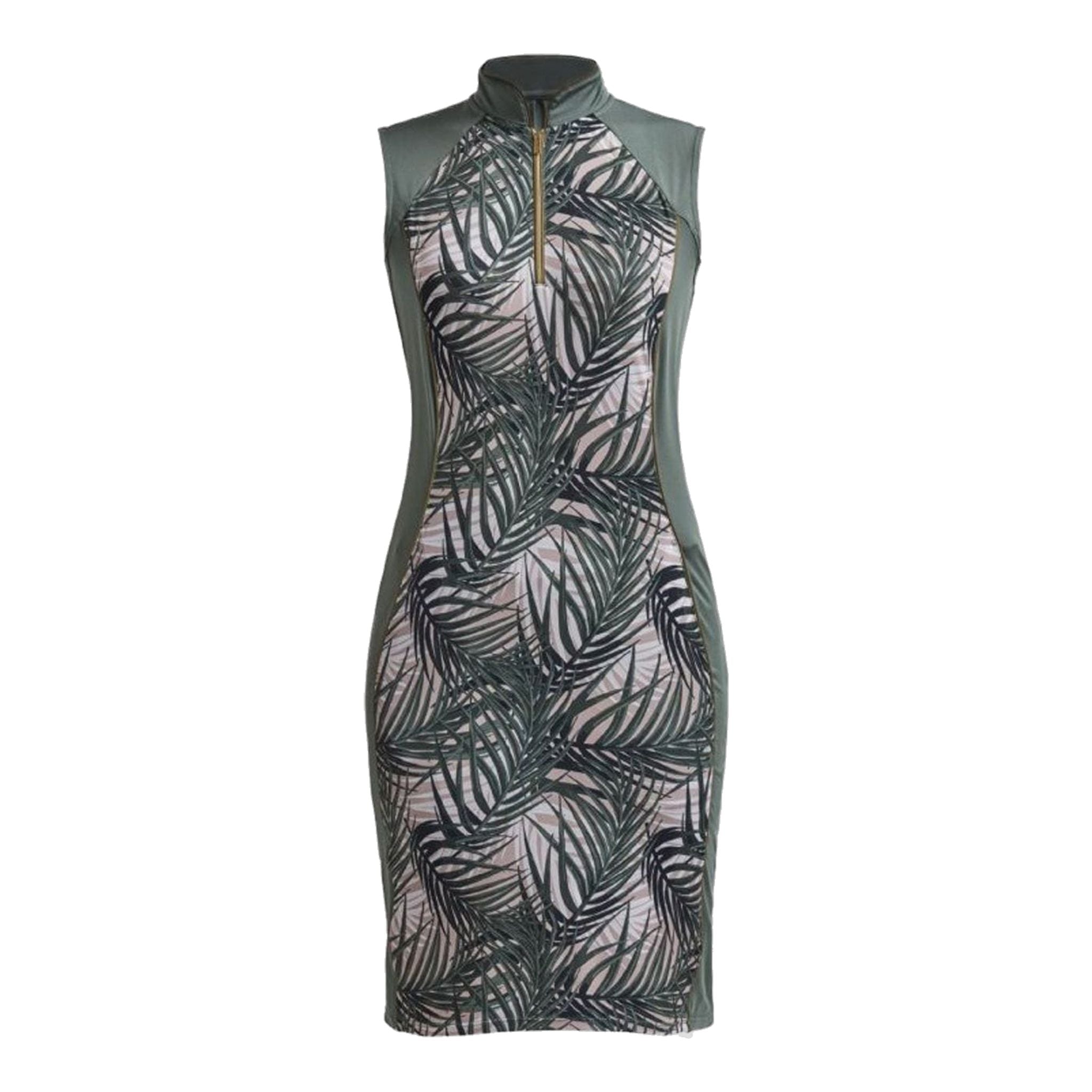 Abito Röhnisch Nero Palm Rosa Pallido Donna