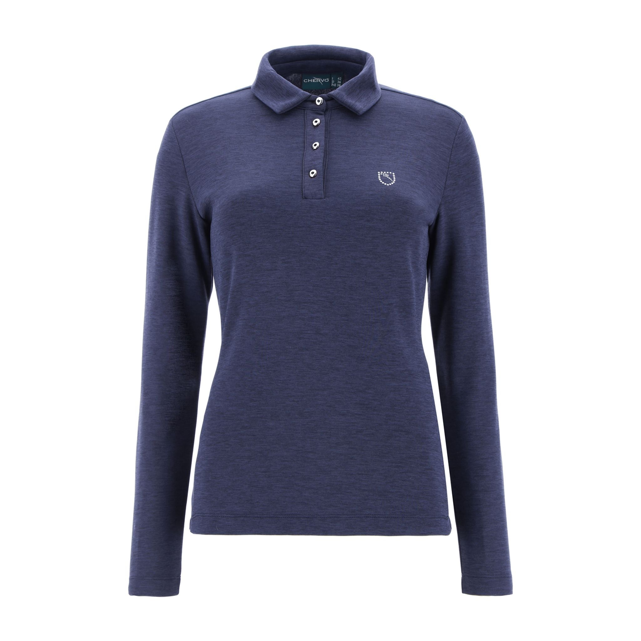 Chervo W Alltime LS Polo Marine Donna