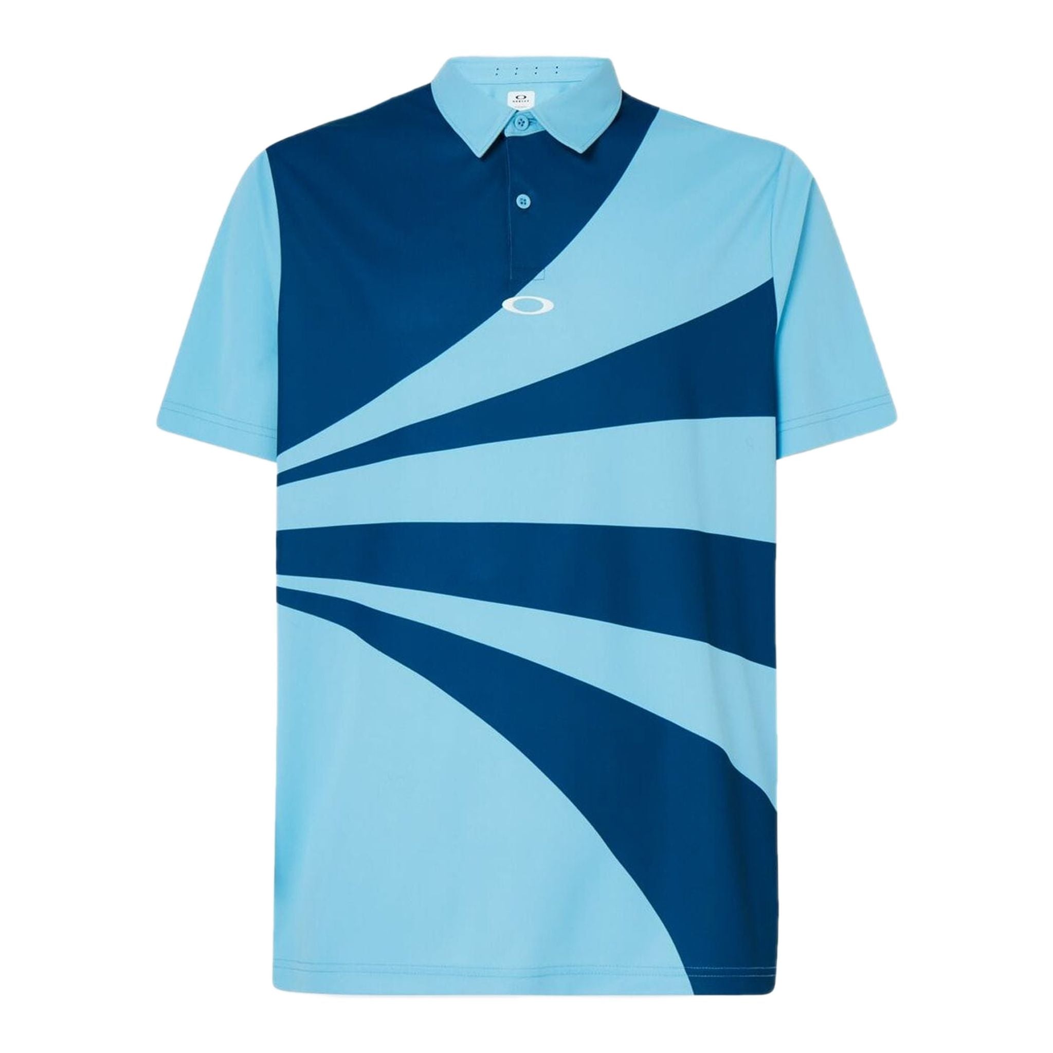 Oakley Polo Geometric Swing Blu/Azzurro Uomo