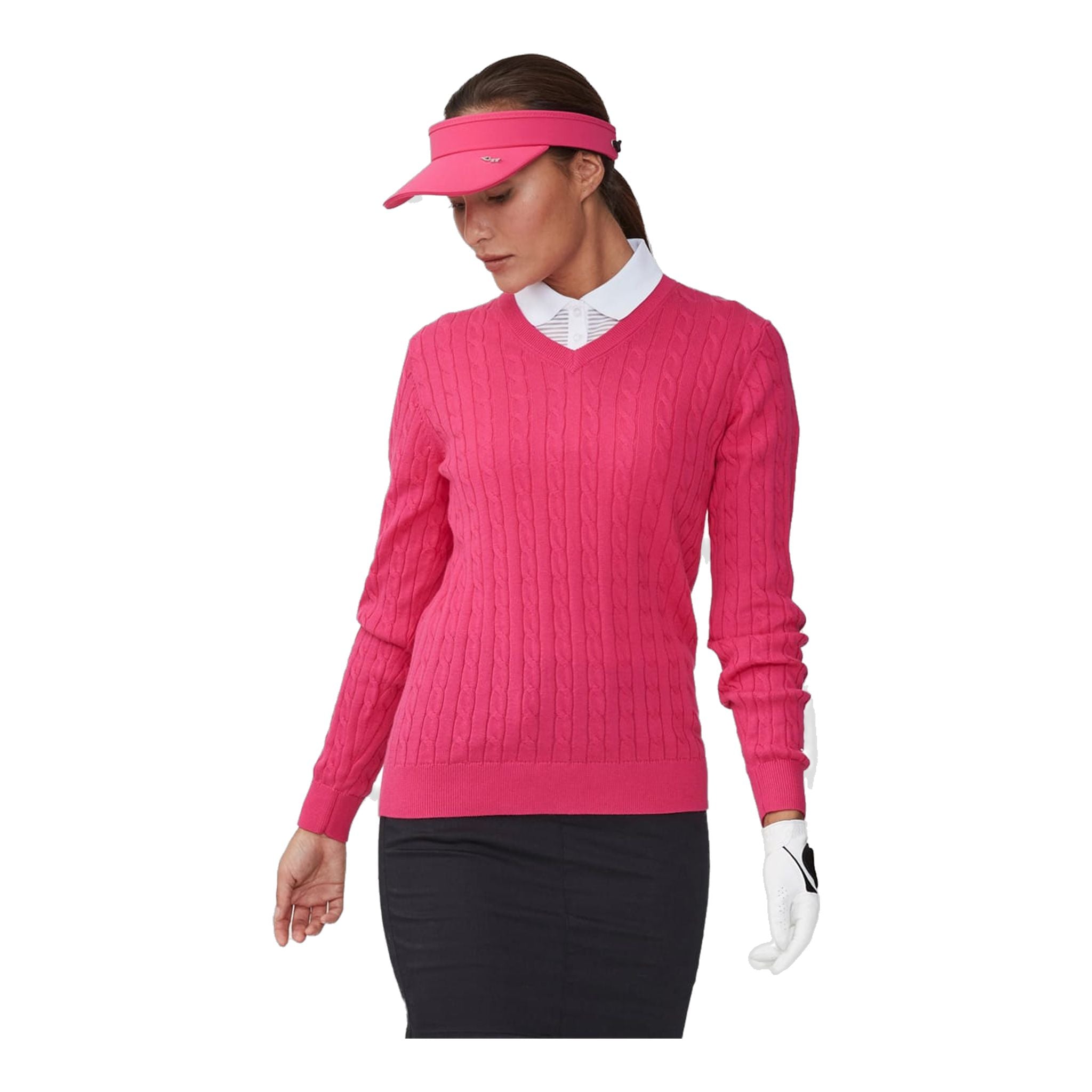 Maglione Röhnisch Cable Fucsia Donna