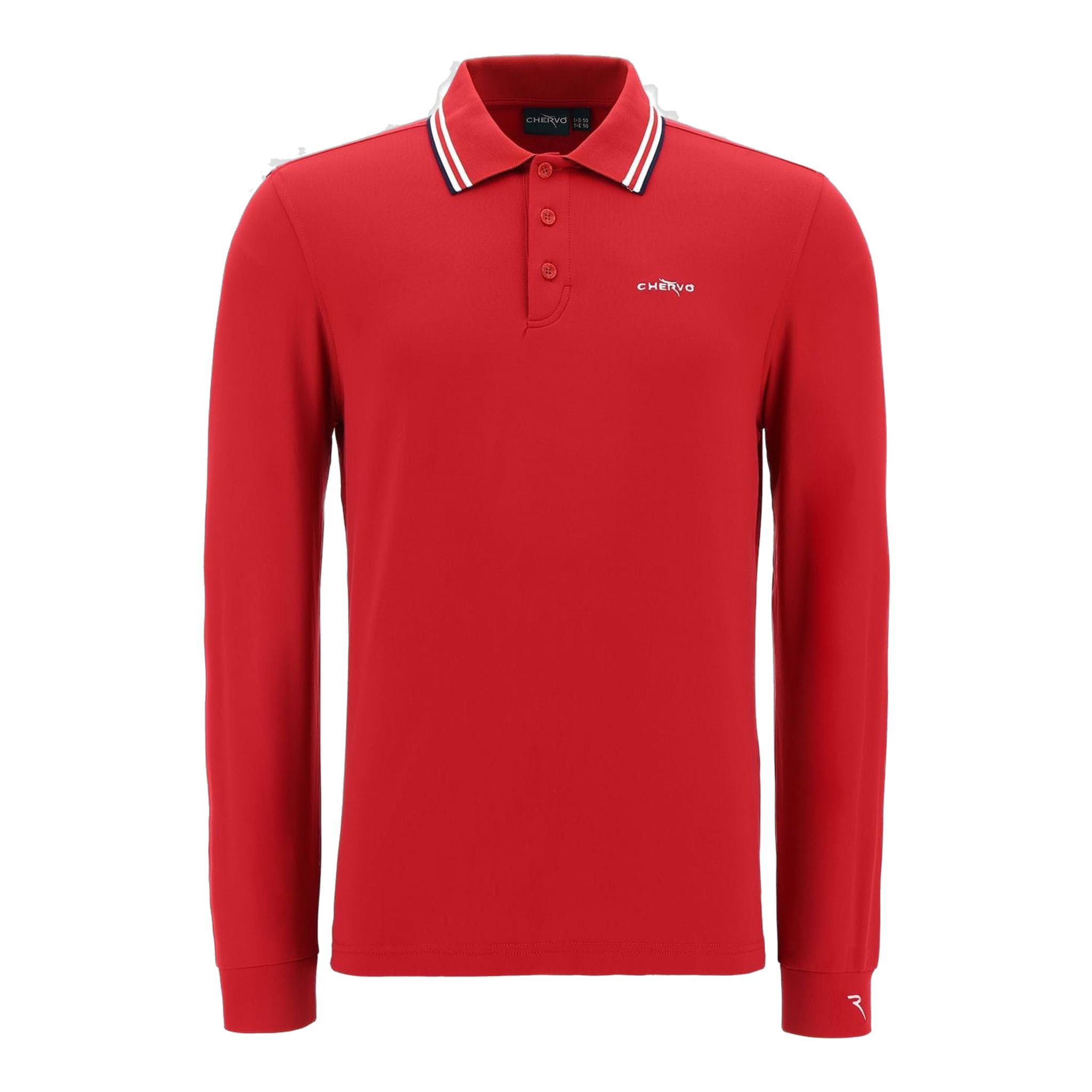 Chervo M Atem LS Polo Rosso Uomo