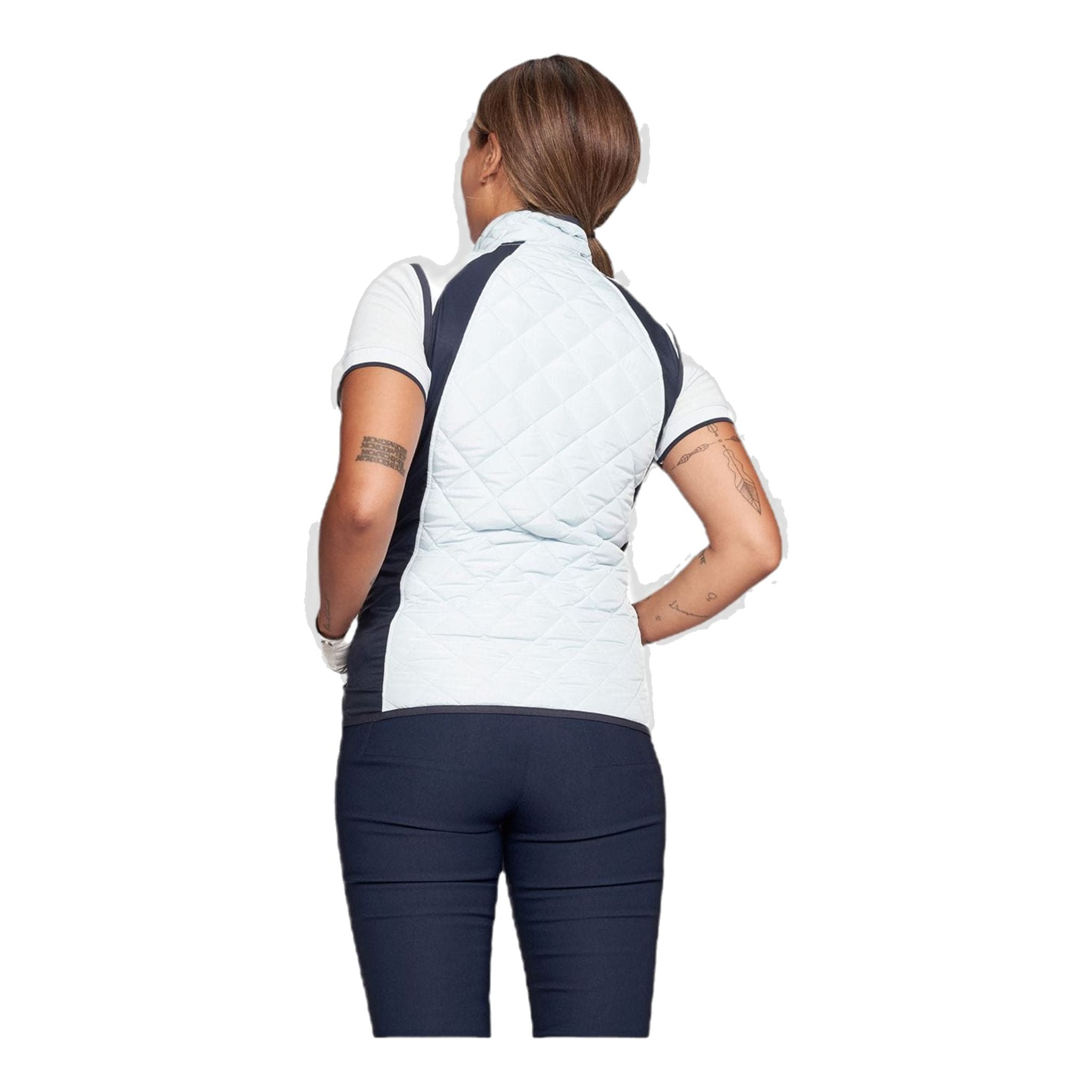 Gilet Röhnisch Tour Bianco/Blu Navy Donna