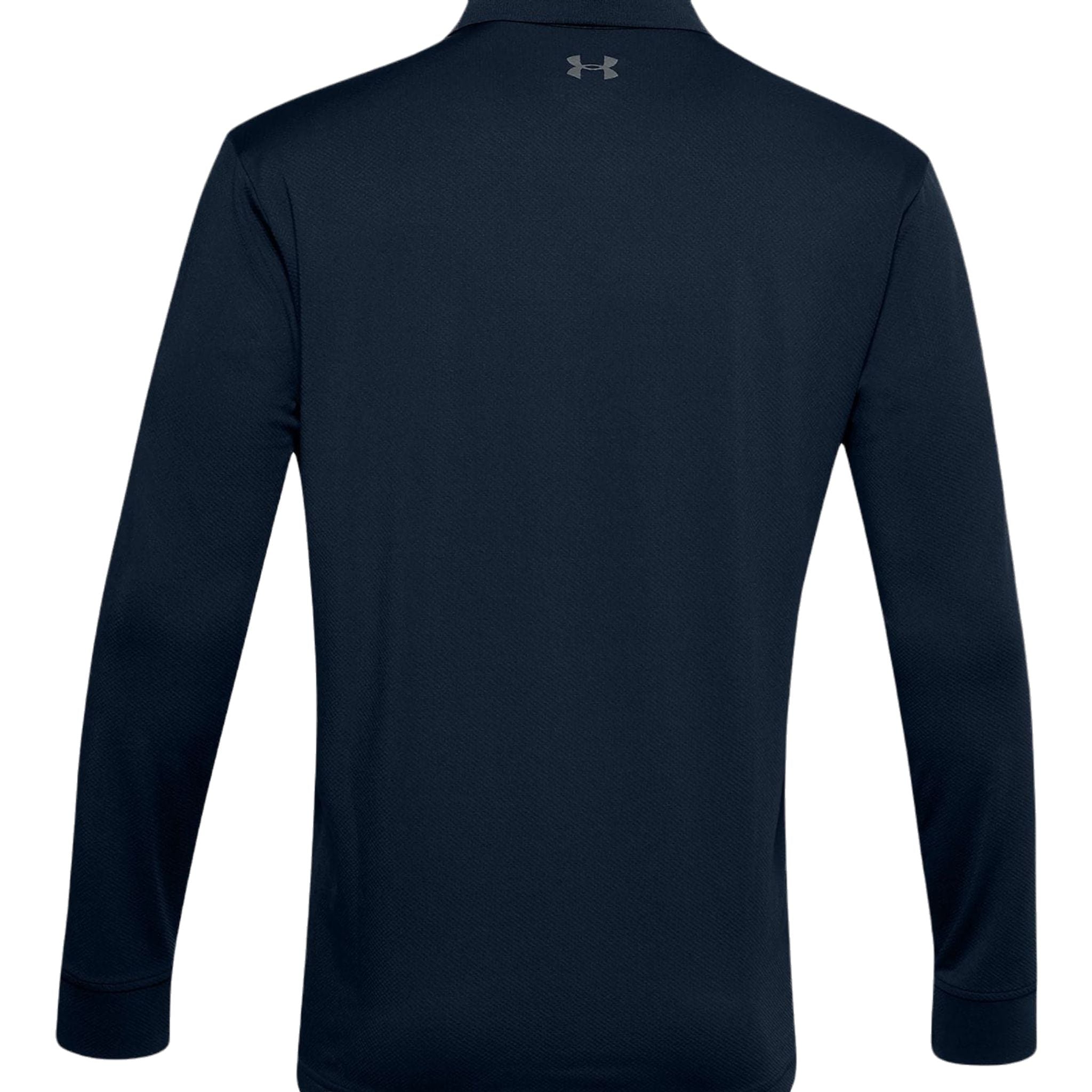 Polo a maniche lunghe Under Armour Performance 2.0 blu navy da uomo