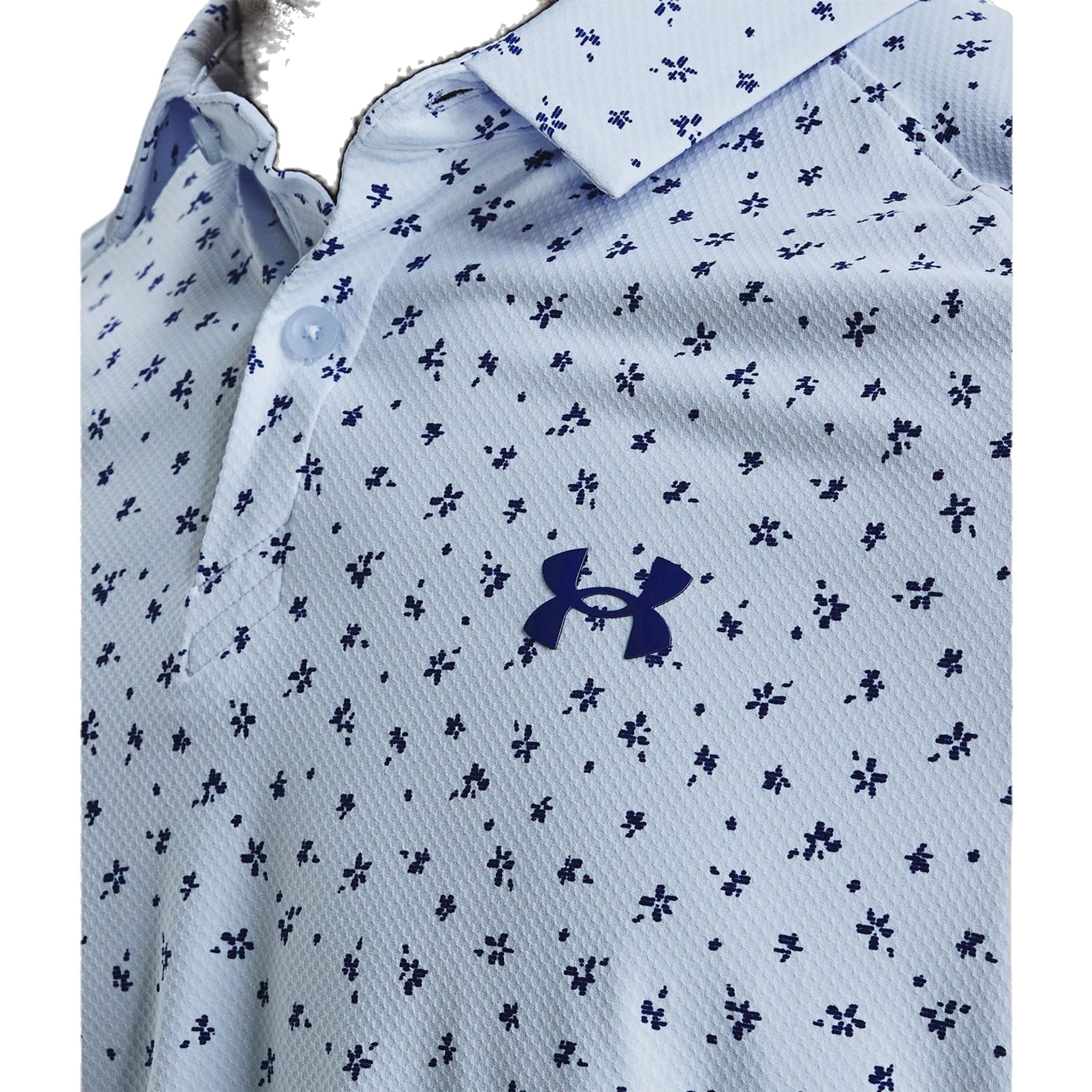 Under Armour Polo Manica Corta Iso-Chill Floral Dash Azzurro Uomo Uomo