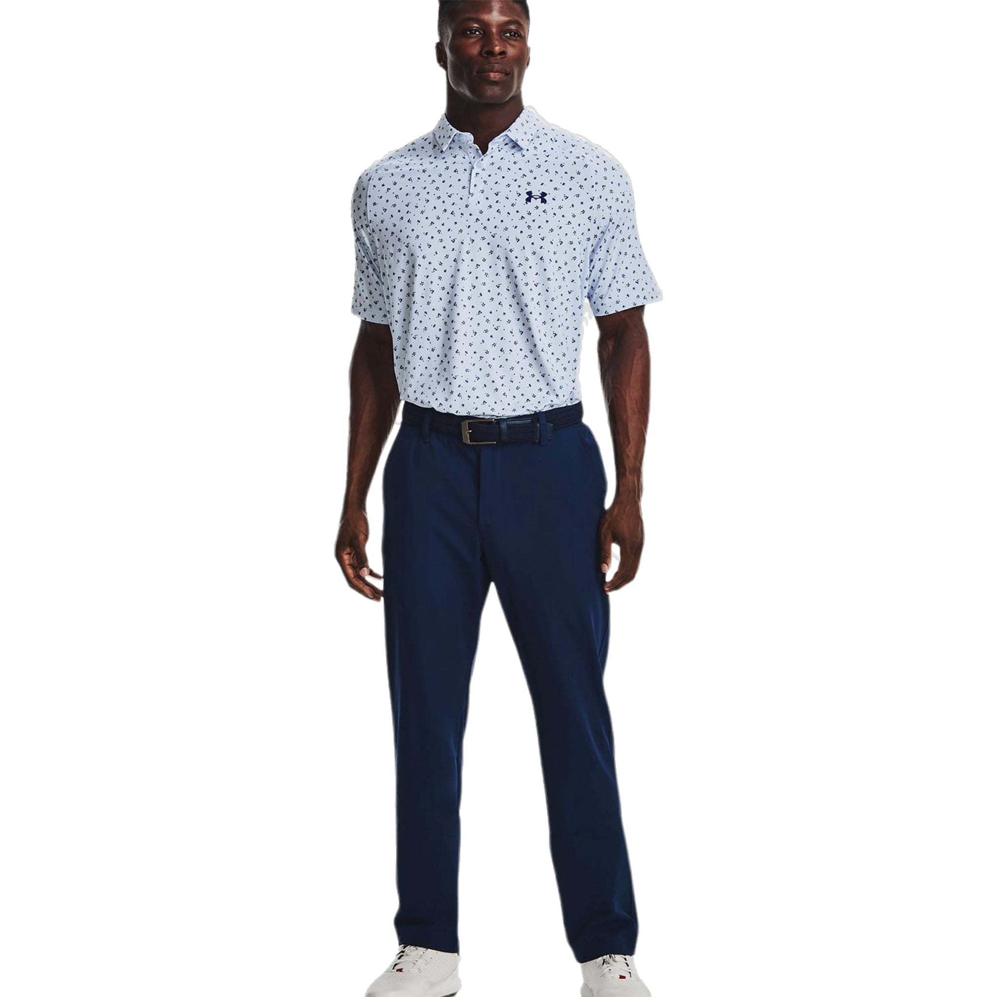Under Armour Polo Manica Corta Iso-Chill Floral Dash Azzurro Uomo Uomo