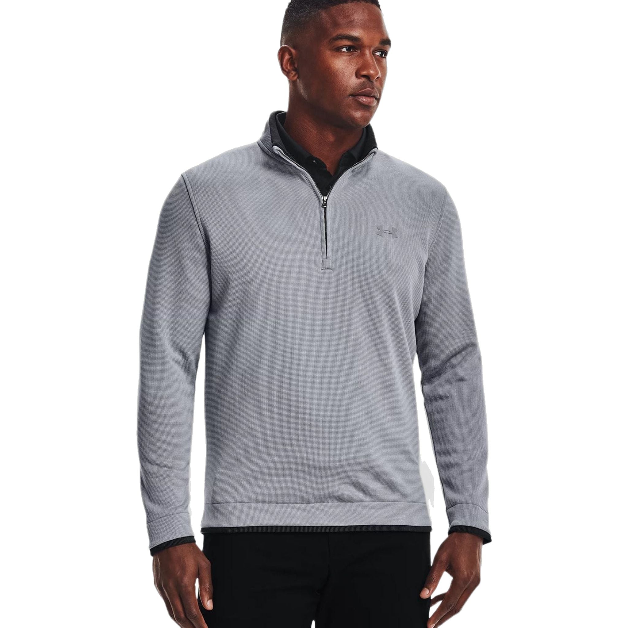 Under Armour Midlayer 1/4 Zip Storm Grey da uomo