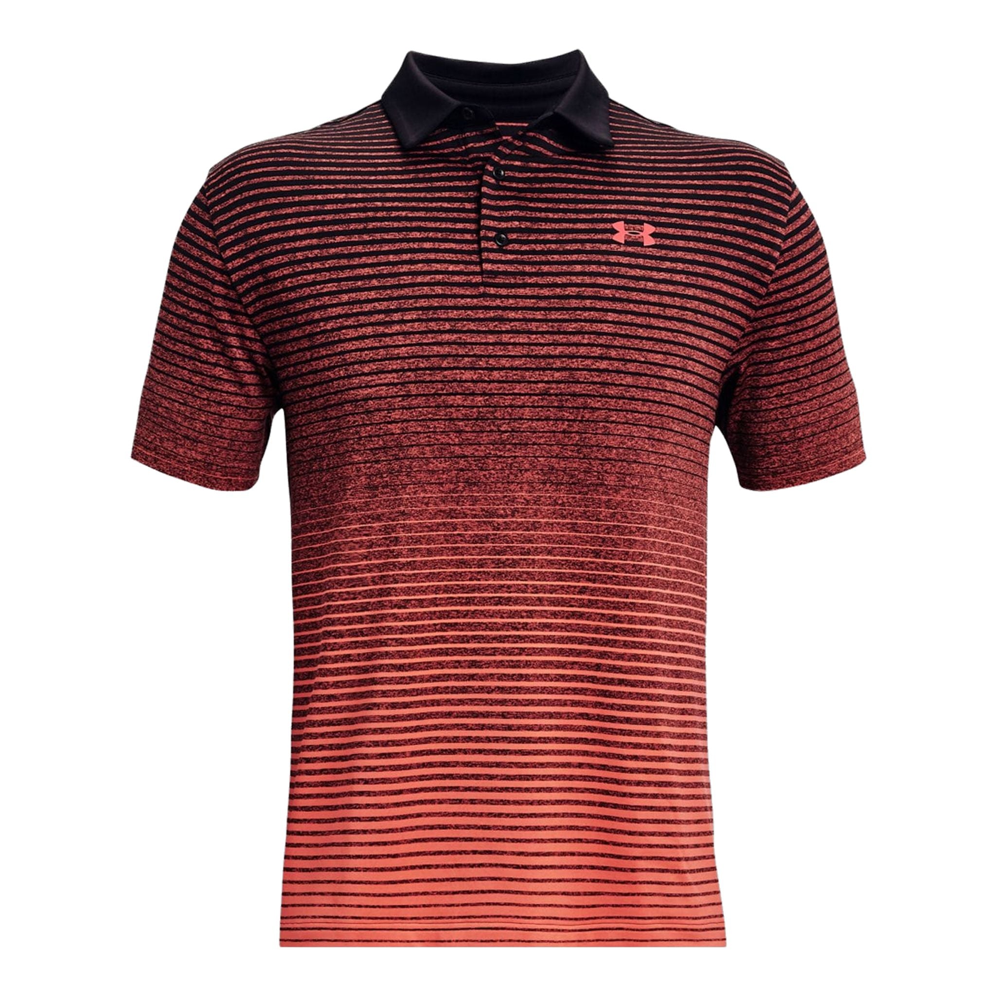 Polo Under Armour Playoff 2.0 Nero/Rosso Venom/Rosso Venom Uomo