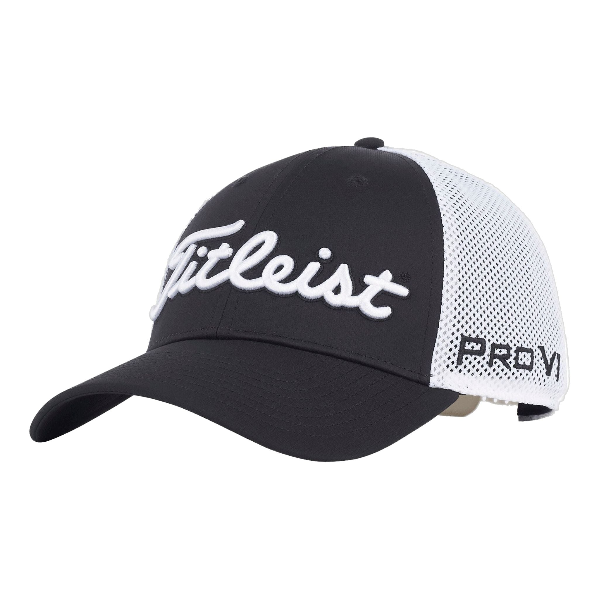 Titleist Tour Performance Mesh Golf Cap Nero/Bianco Uomo