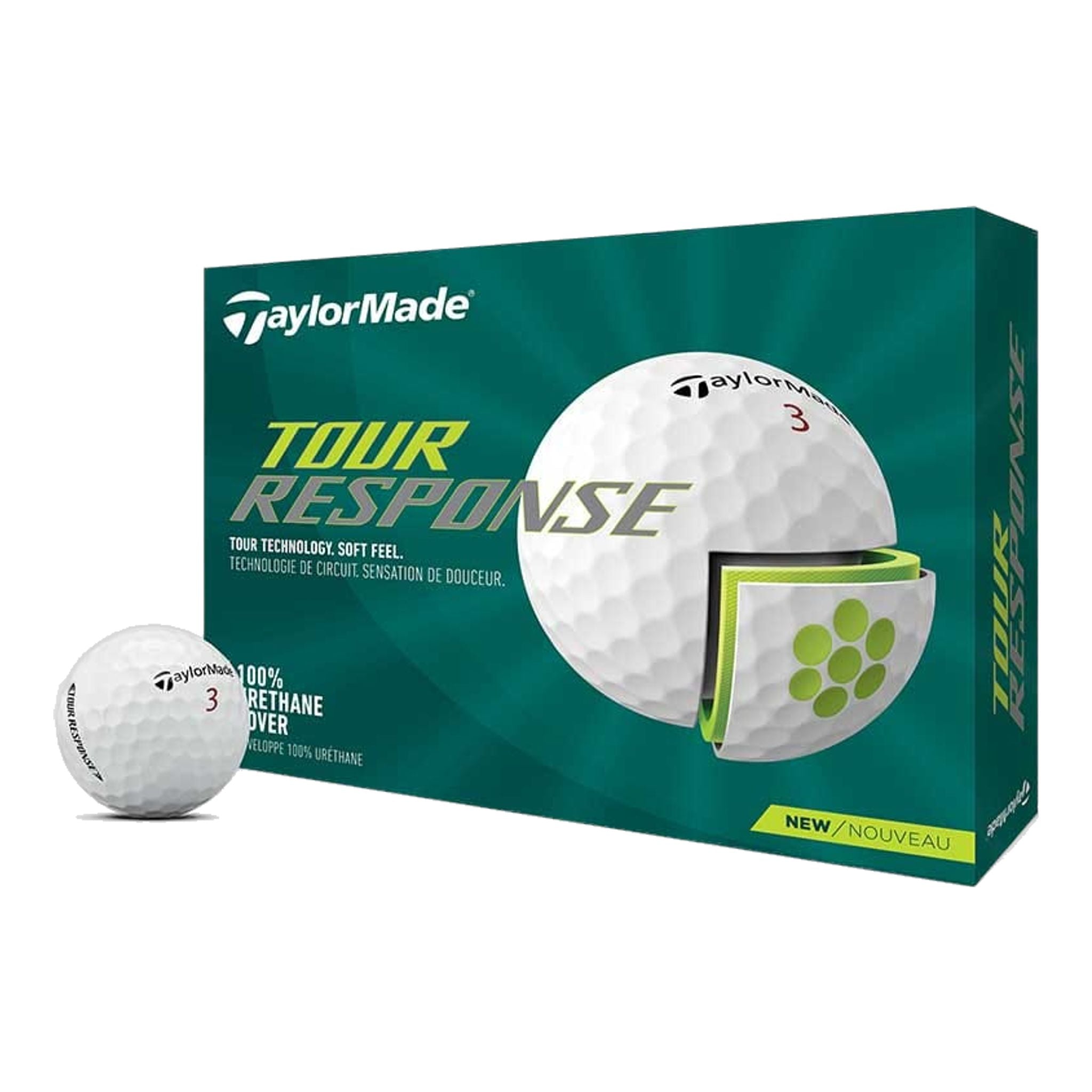Palline da golf TaylorMade Tour Response (2022)