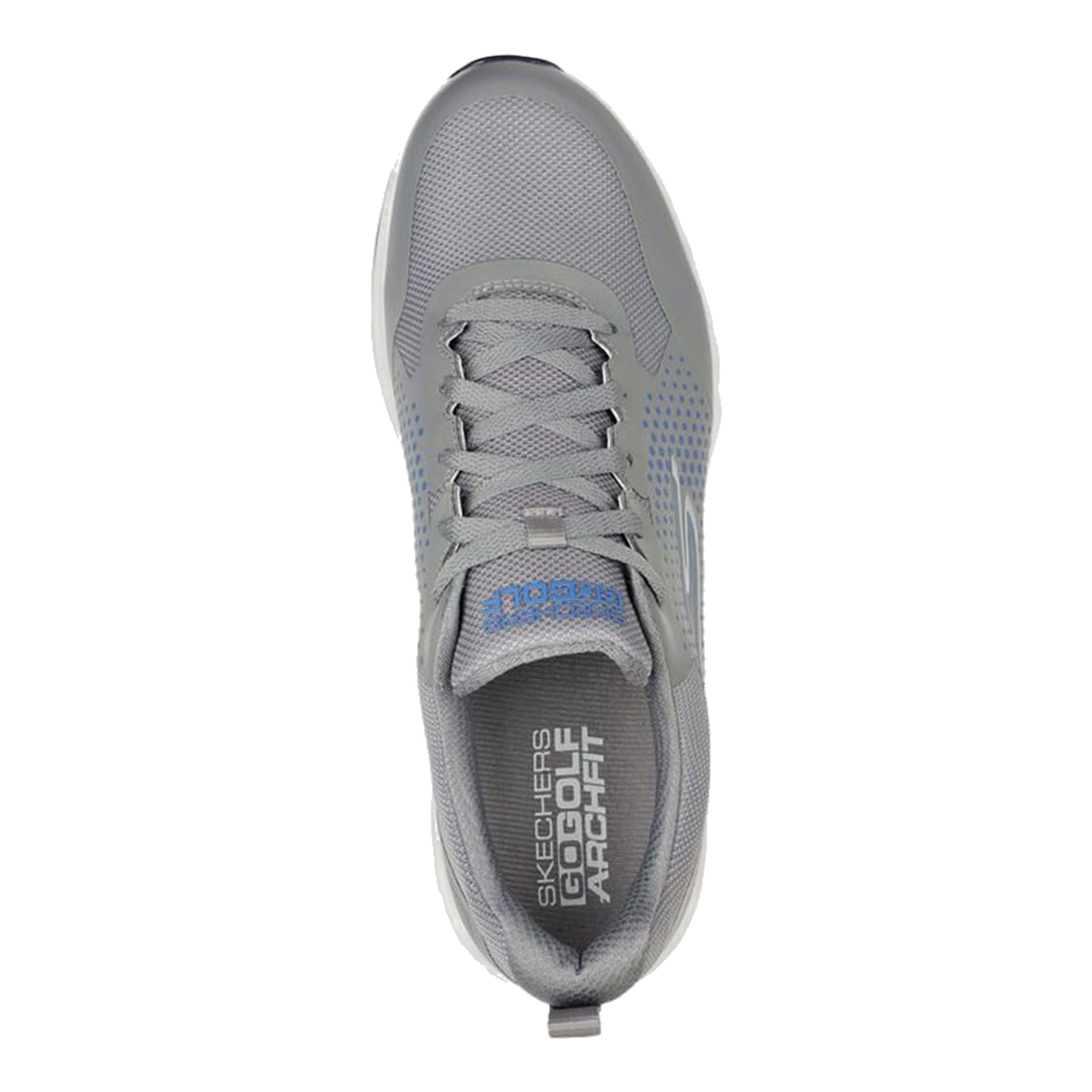Skechers M GO GOLF ELITE 5 - Grigio Sintetico/Tessuto/Blu Tr Uomo