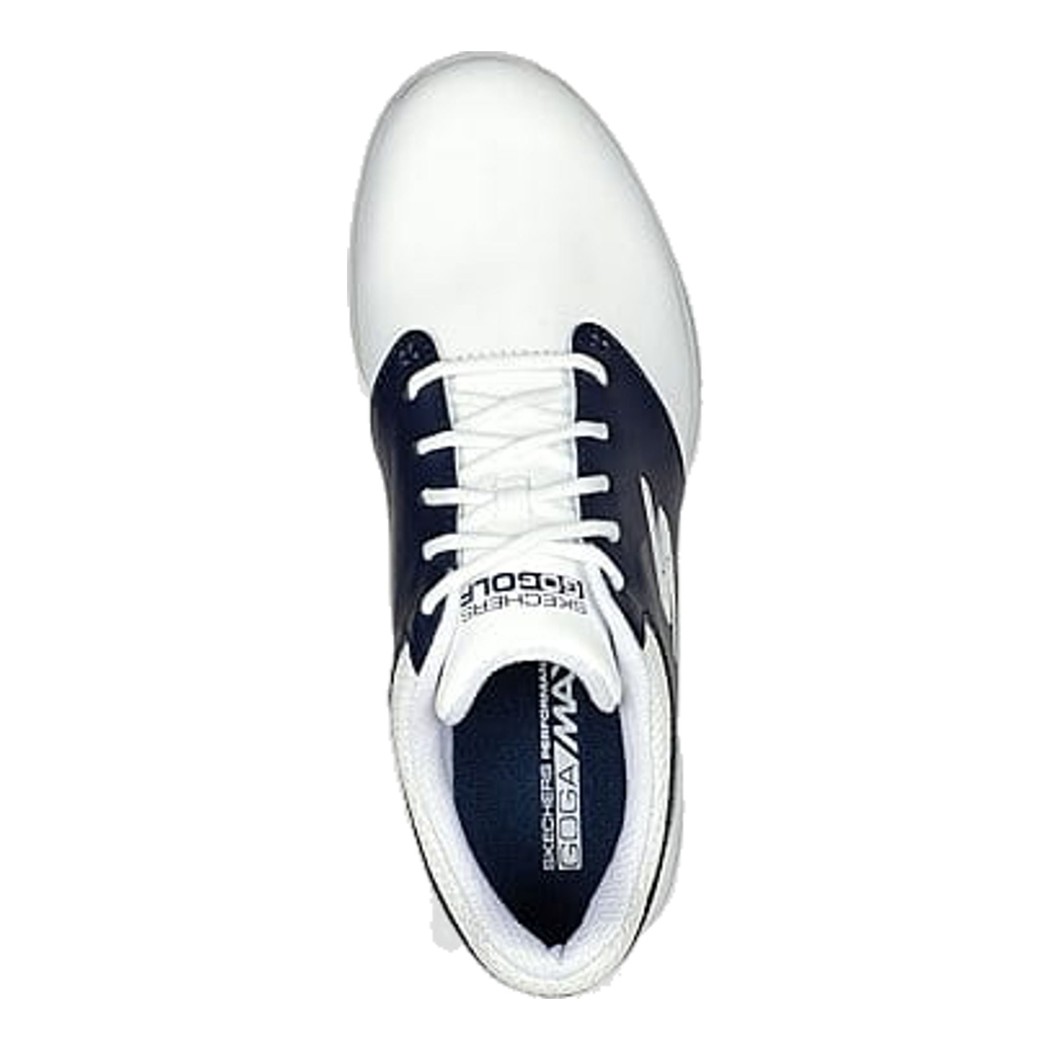 Skechers Go Golf Elite 4 Hyper White Leather/Navy Trim Donna