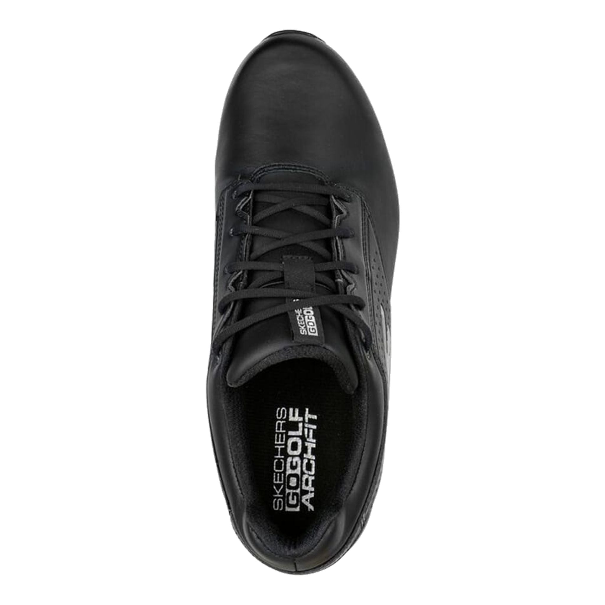 Skechers M GO GOLF ELITE 5 - LEGEND Pelle nera/Tri bianco da uomo