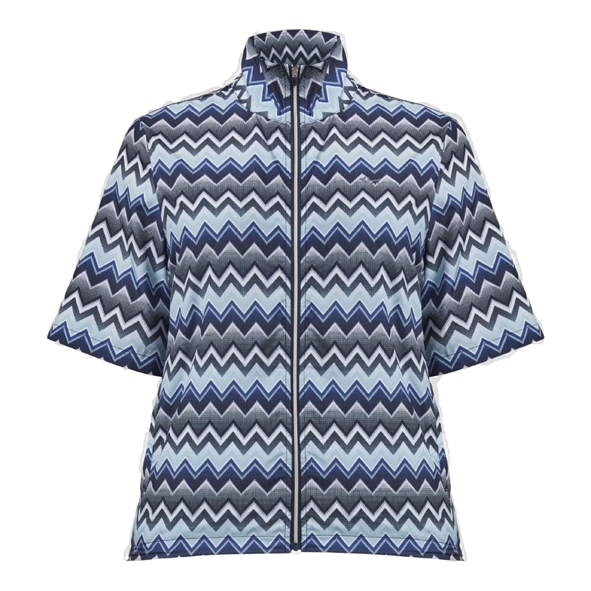 Giacca antivento Röhnisch Pocket SS Zigzag Blu Donna