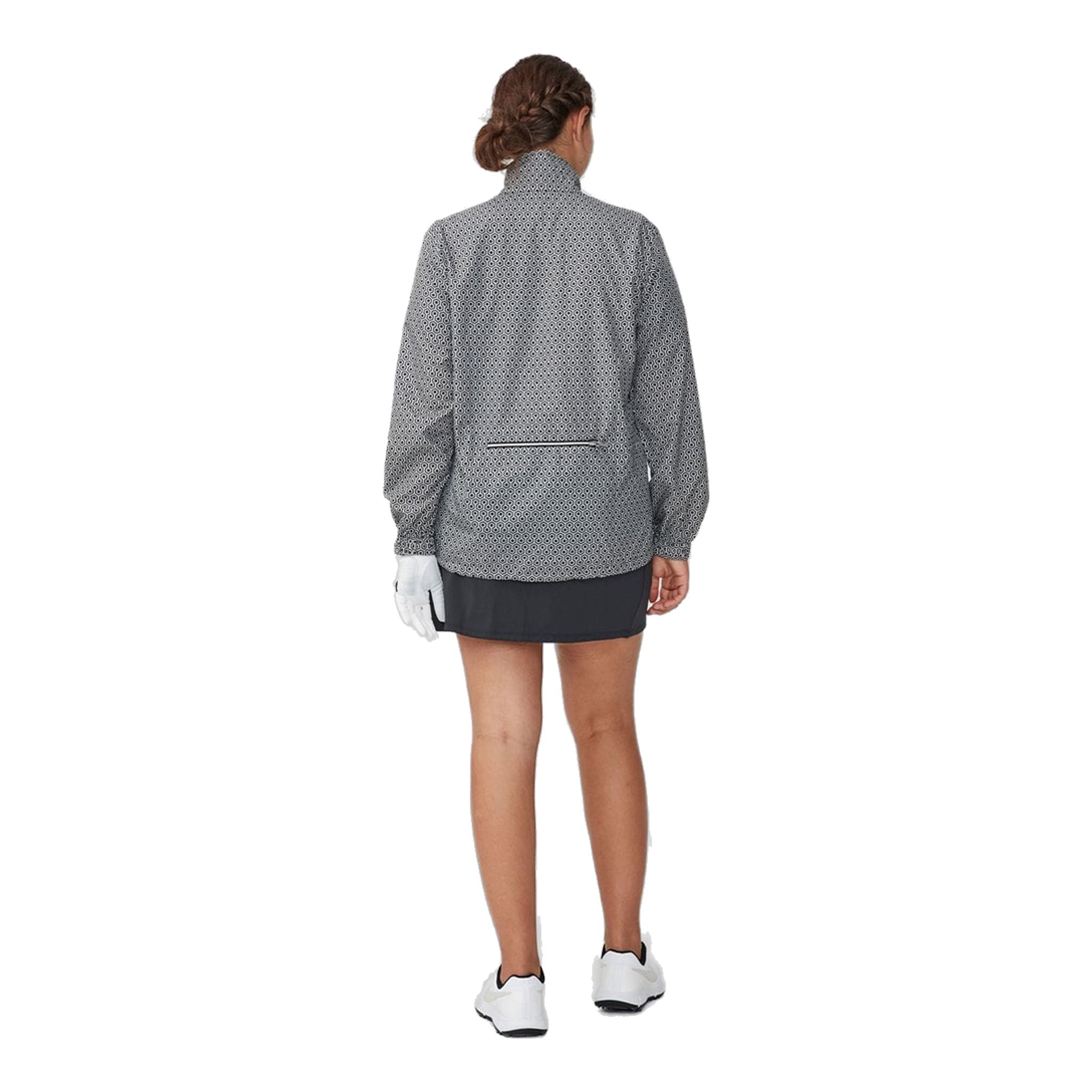 Giacca antivento tascabile Röhnisch Geo Comb Nero Donna