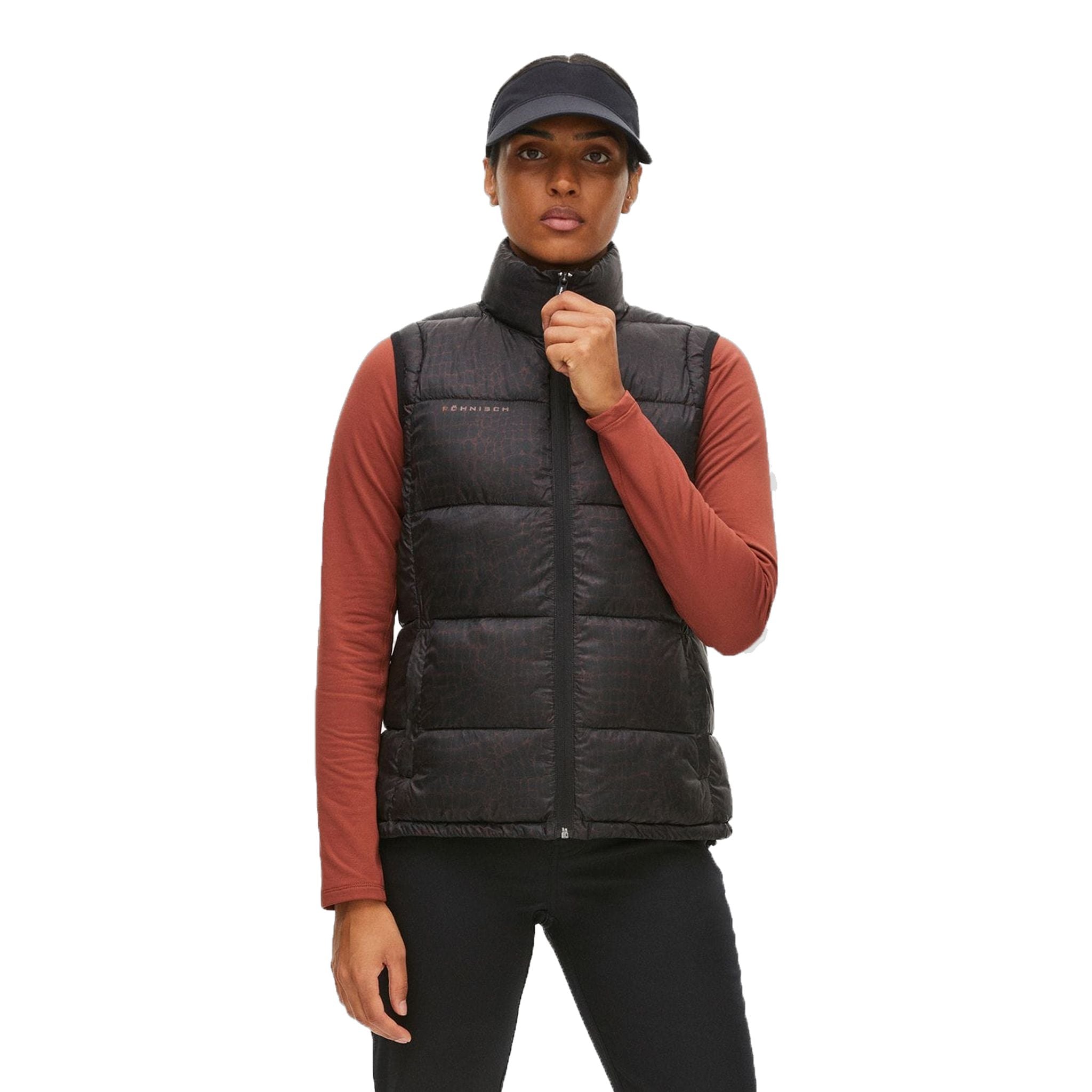 Röhnisch Avery Golf Vest Marrone Crocco Donna Donna