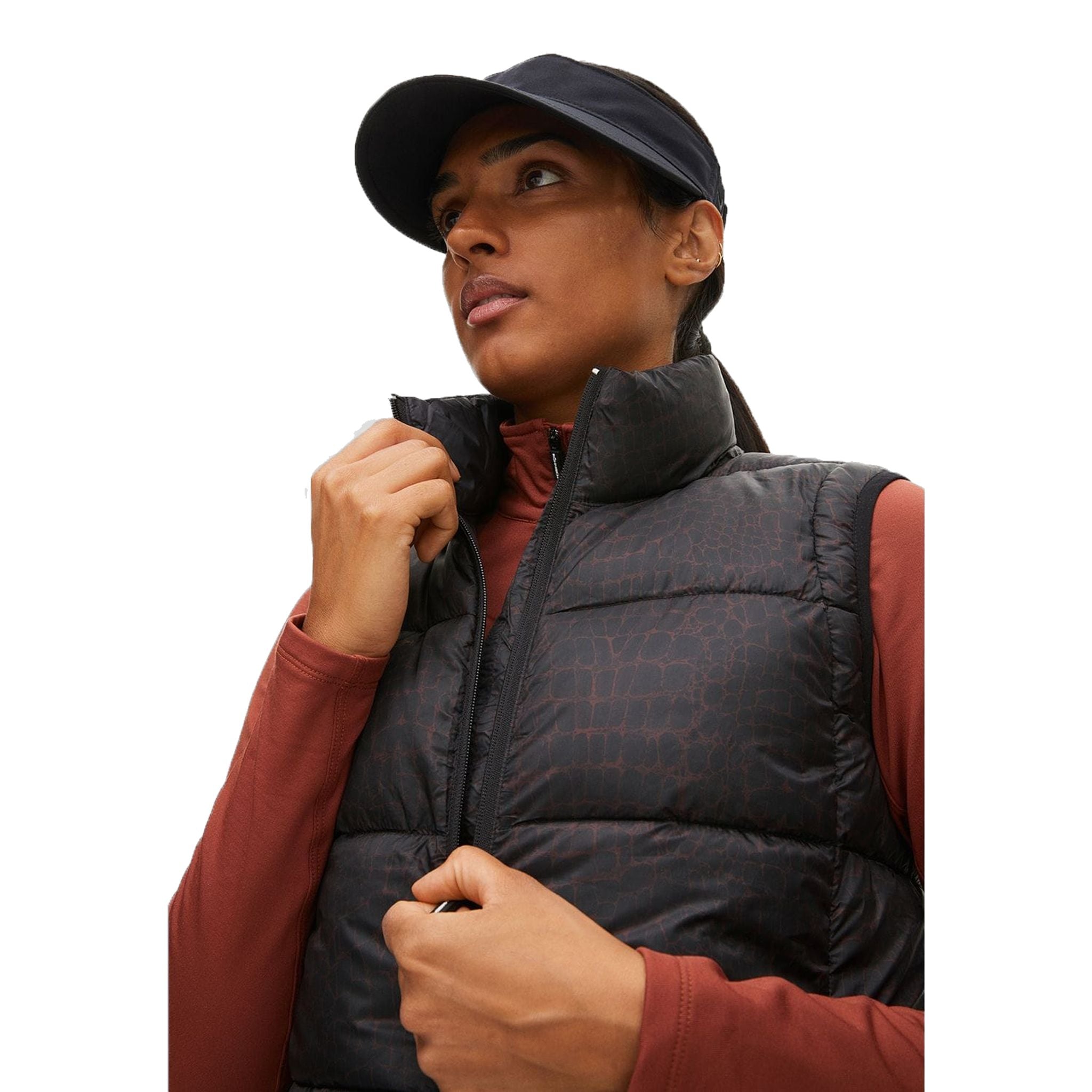 Röhnisch Avery Golf Vest Marrone Crocco Donna Donna
