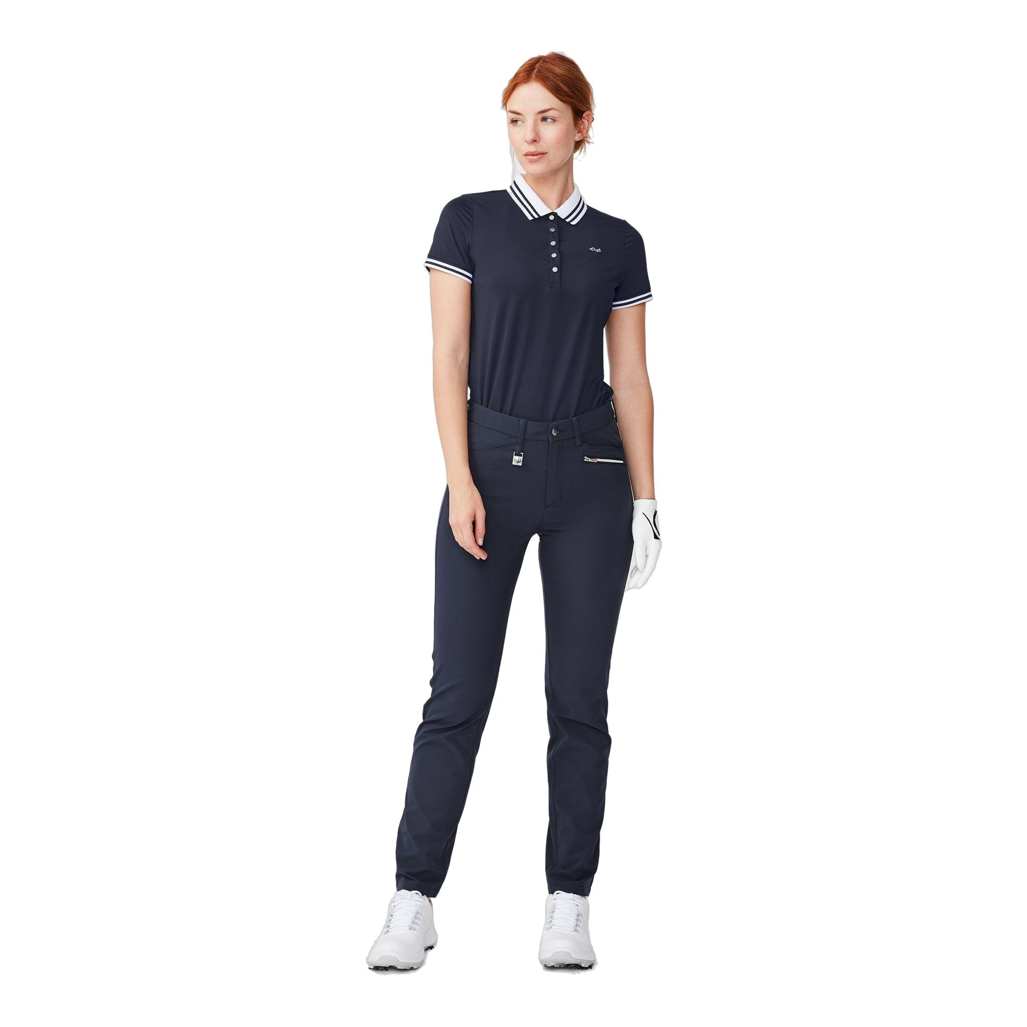 Röhnisch Hose Comfort Stretch Navyblau Damen