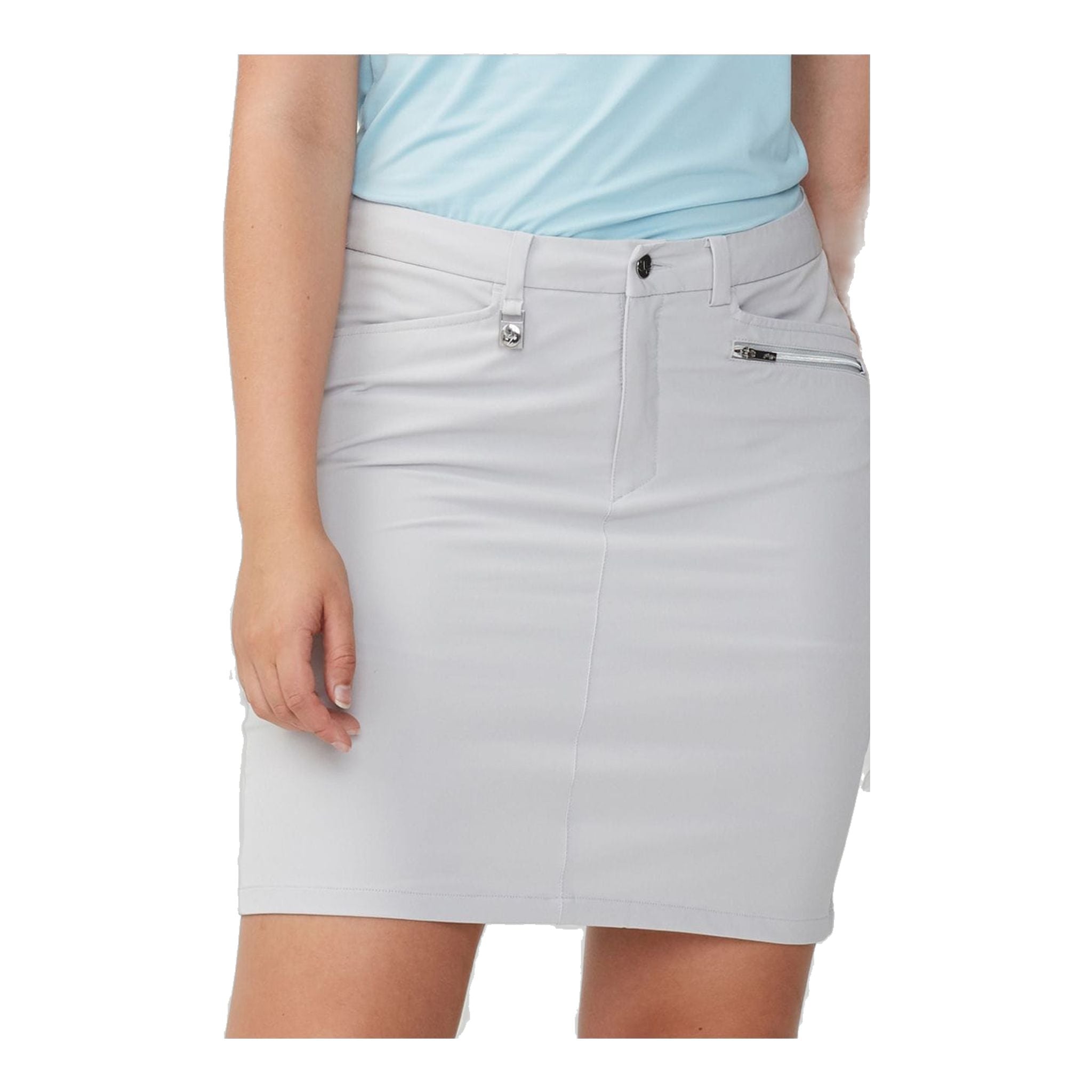 Röhnisch Skort Comfort Stretch Grigio Argento Donna