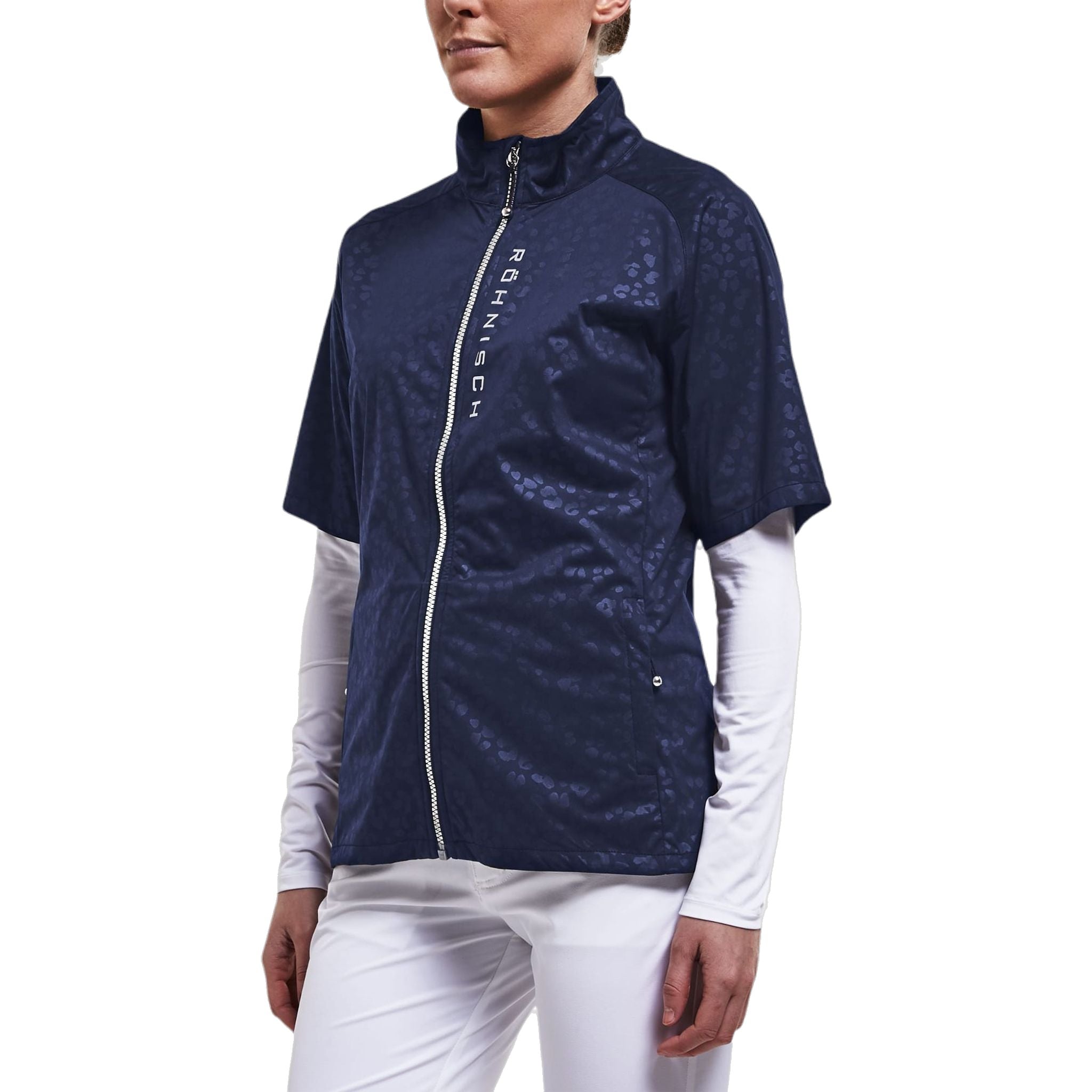 Röhnisch Mae Wind SS Clover Embosse Stream Donna